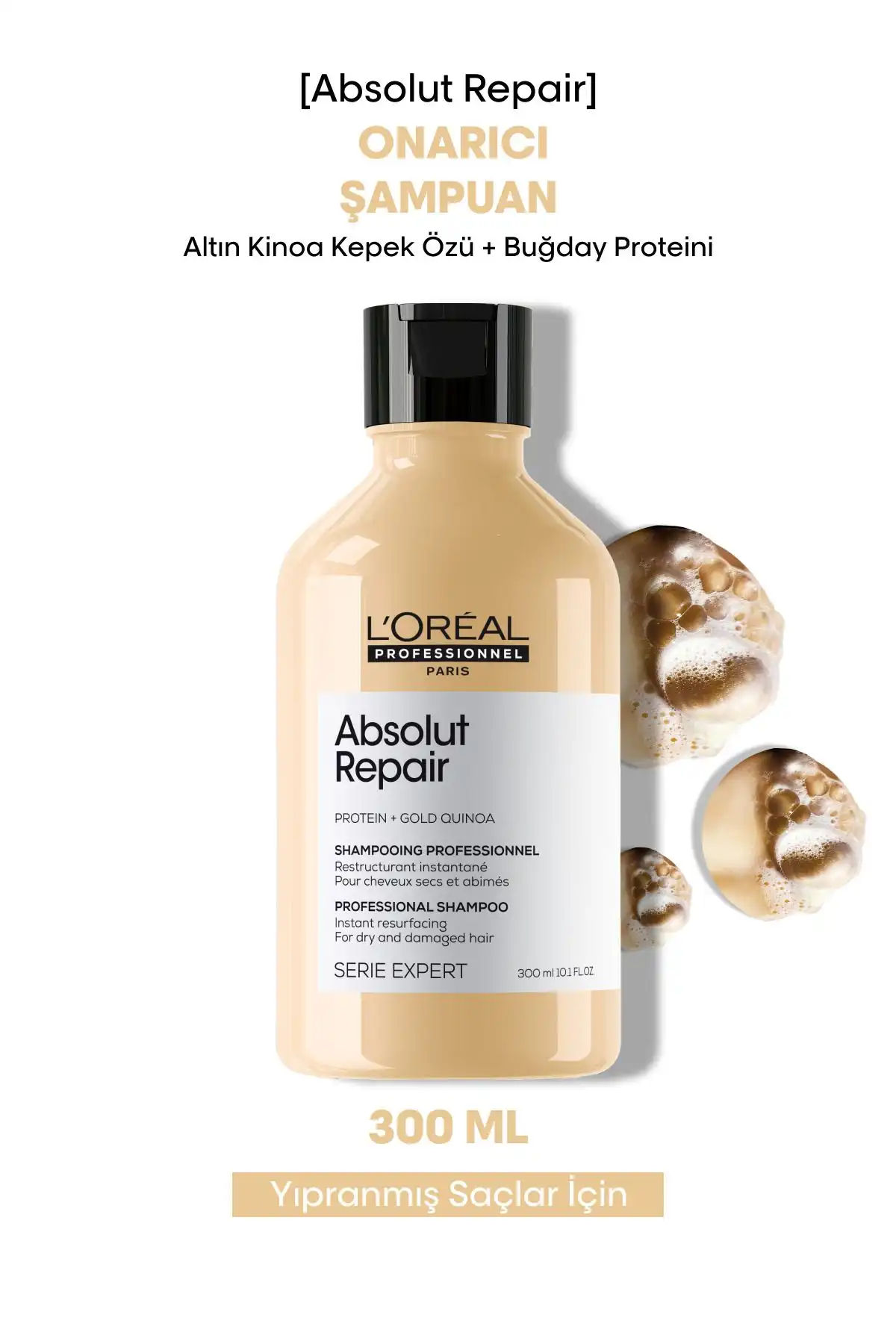 L'Oréal Professionnel Absolut Repair Onarıcı Şampuan ile Yıpranmış Saçlarınıza Derinlemesine Bakım