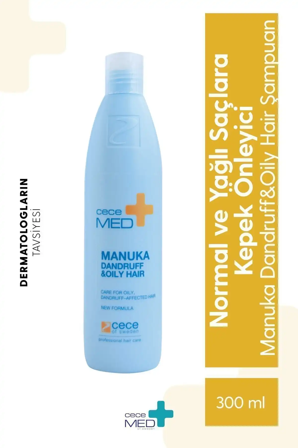 Yağlı Saçlar İçin CECEMED Kepek Önleyici Manuka Şampuanı ile Tanışın