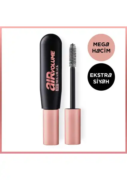 L'Oréal Paris Air Mega Black Maskara: Kalıcı ve Hacim Verici İnceleme