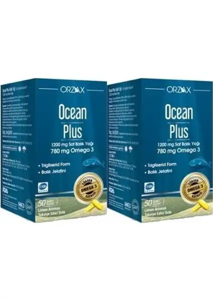 Ocean Plus 1200 mg: Omega-3 ile Sağlıklı Yaşam İçin Gıda Takviyesi