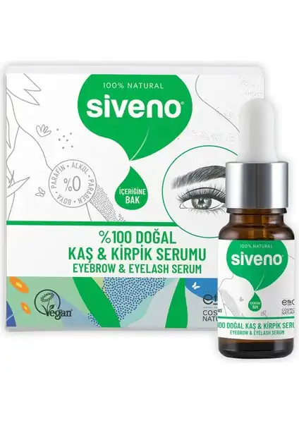 Siveno %100 Doğal Kaş ve Kirpik Serumu: Doğal Güzelliğin Anahtarı