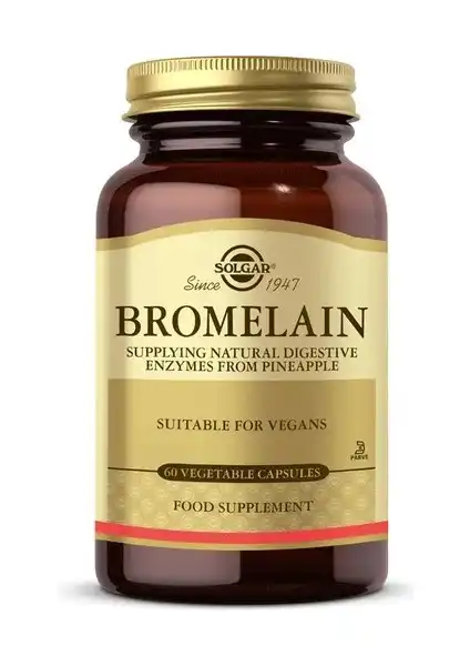 Solgar Bromelain 150 mg: Sindirim Ve Ödem Atma Desteği Sağlayan Takviye Gıda