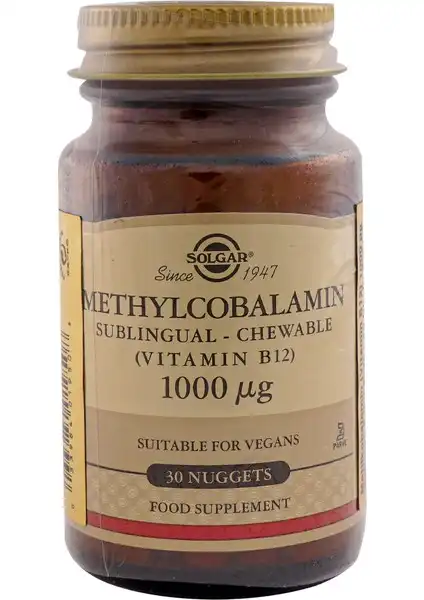 Solgar Methylcobalamin (B12) 1000 Mcg: Enerji ve Sağlık Desteği
