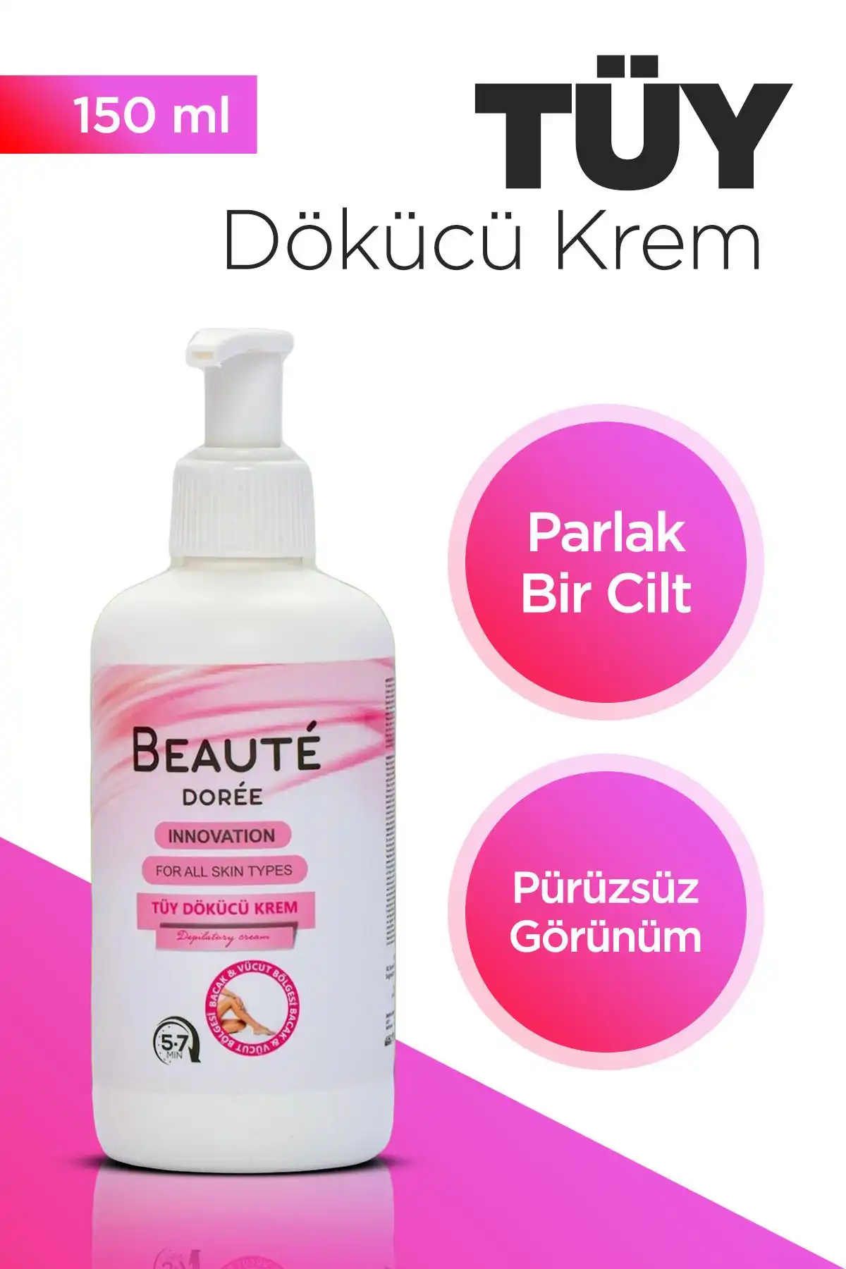 DOREE BEAUTE Tüy Dökücü ve Azaltıcı Krem ile Pürüzsüz Cilt Deneyimi