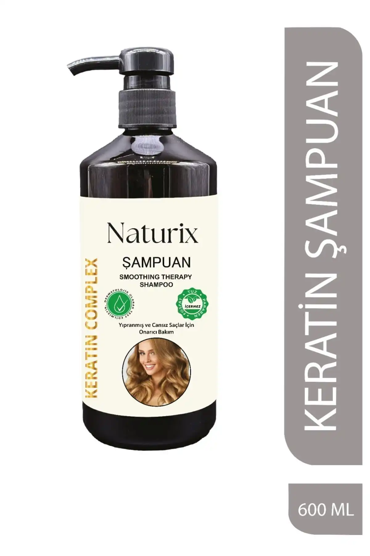 Naturix Yıpranmış Saçlar Tuzsuz Şampuan İle Saçlarınıza Doğal Bakım Sunun