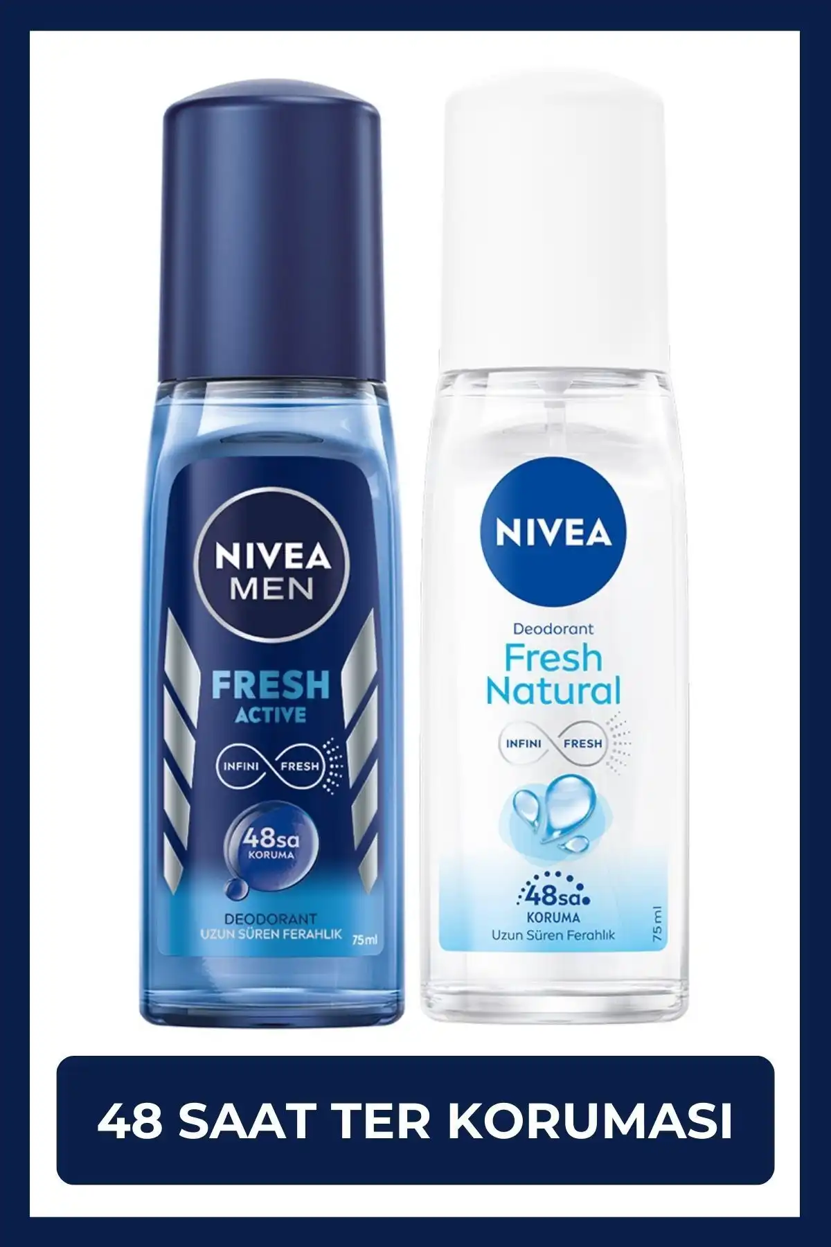 NIVEA MEN ve NIVEA Kadın Deodorantıyla Ferahlık ve Temizlik Sağlayın