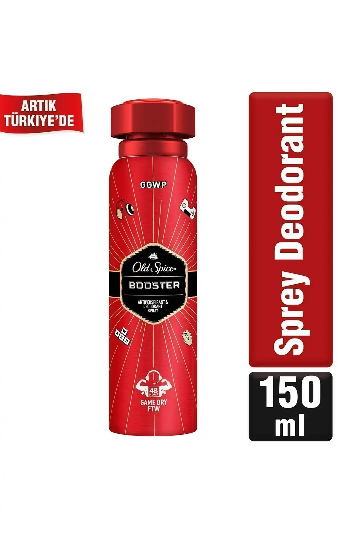 Old Spice Booster Erkekler İçin Ferahlatıcı Deodorant: Kalıcı Koruma Sağlayan Ürün