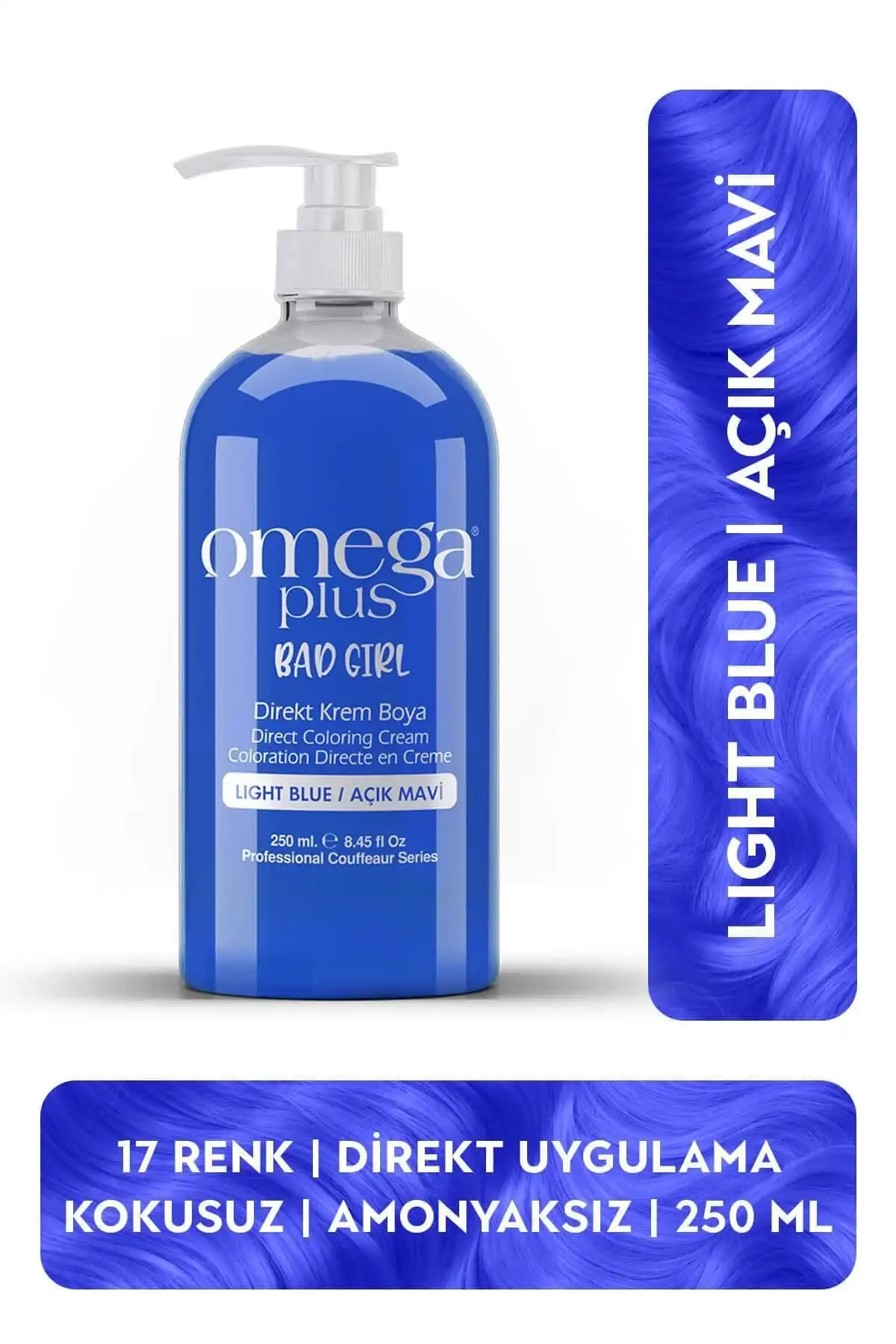 Omega Plus Bad Girl Amonyaksız Açık Mavi Saç Boyası İncelemesi ve Kullanıcı Geri Bildirimleri