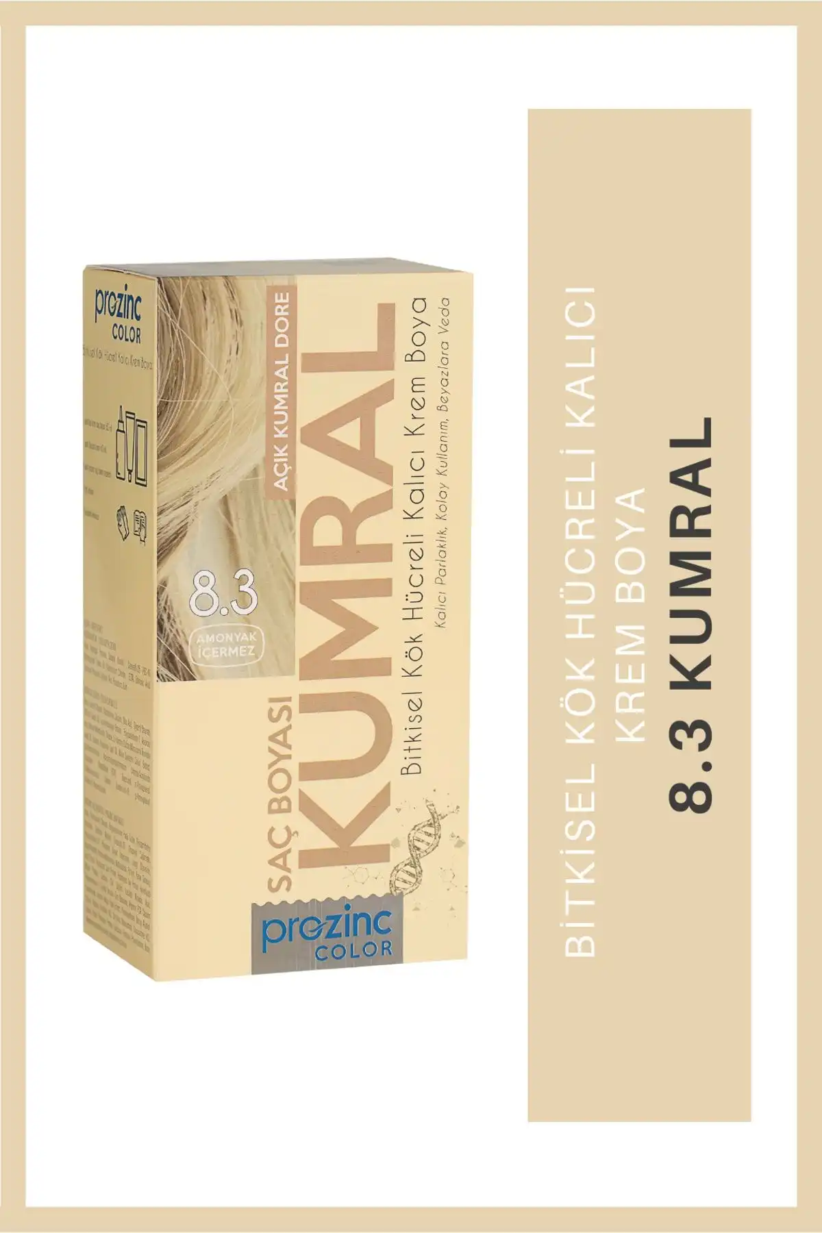 Prozinc Color 8.3 Kumral: Amonyaksız Bitkisel Kalıcı Saç Boyası İncelemesi ve Kullanım Avantajları