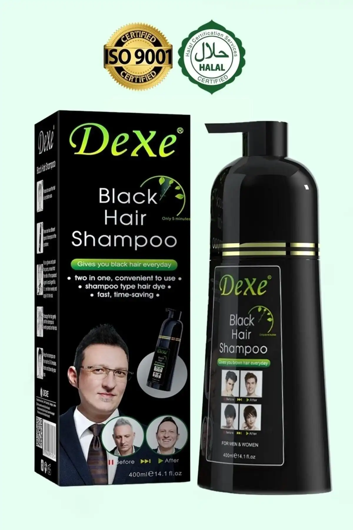 Dexe Black Hair Shampoo: Organik Beyaz Kapatıcı Şampuan ile Saç Bakımı