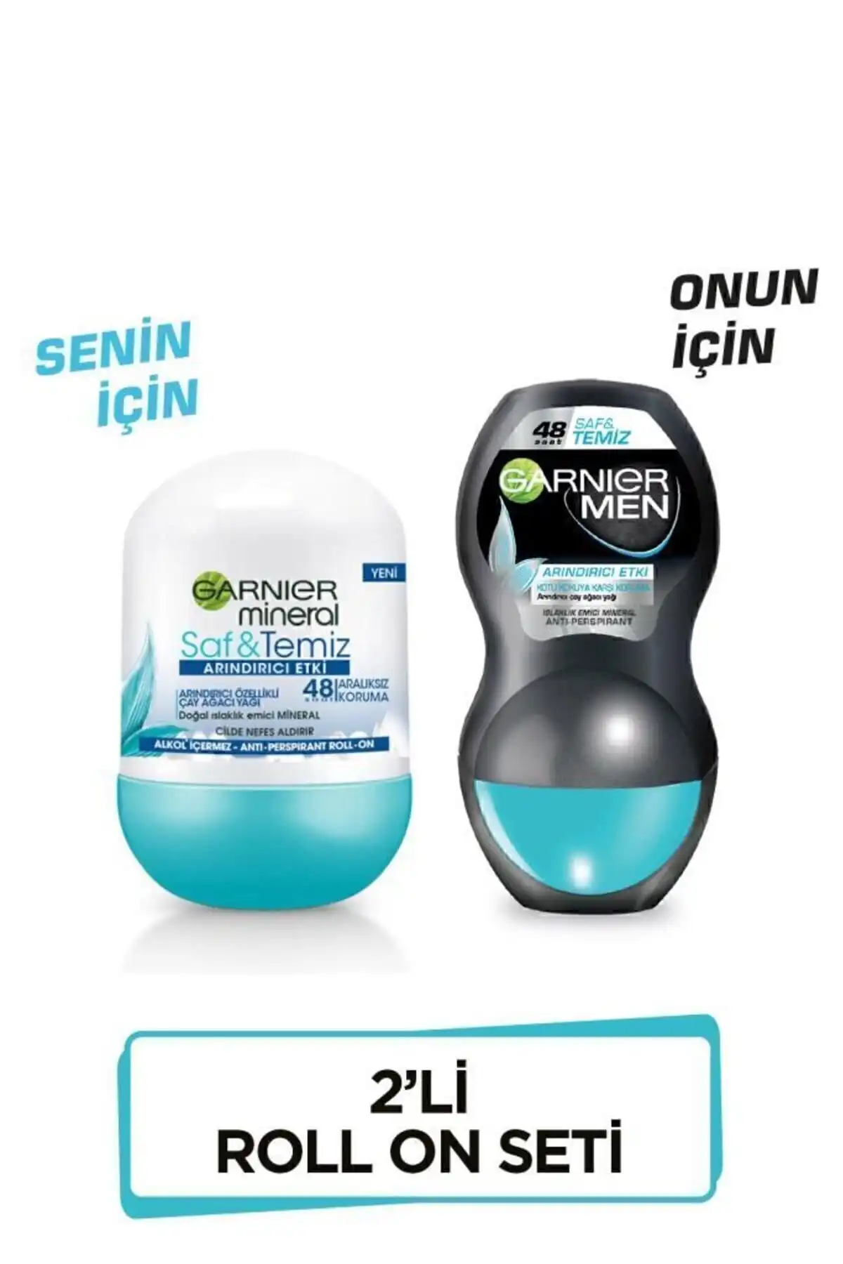 Garnier Mineral Saf ve Temiz Roll-on ile Ferah ve Temiz Bir His Elde Edin