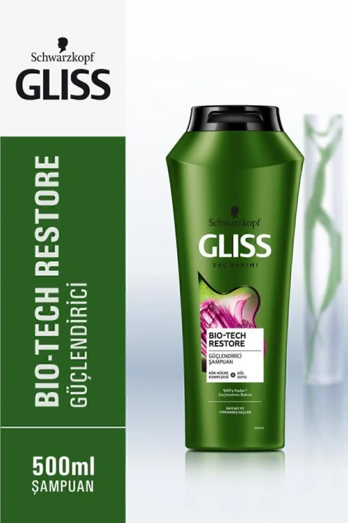 Gliss Bio-tech Restore Güçlendirici Şampuan ile Tüm Saç Tiplerine Uygun Doğal Bakım
