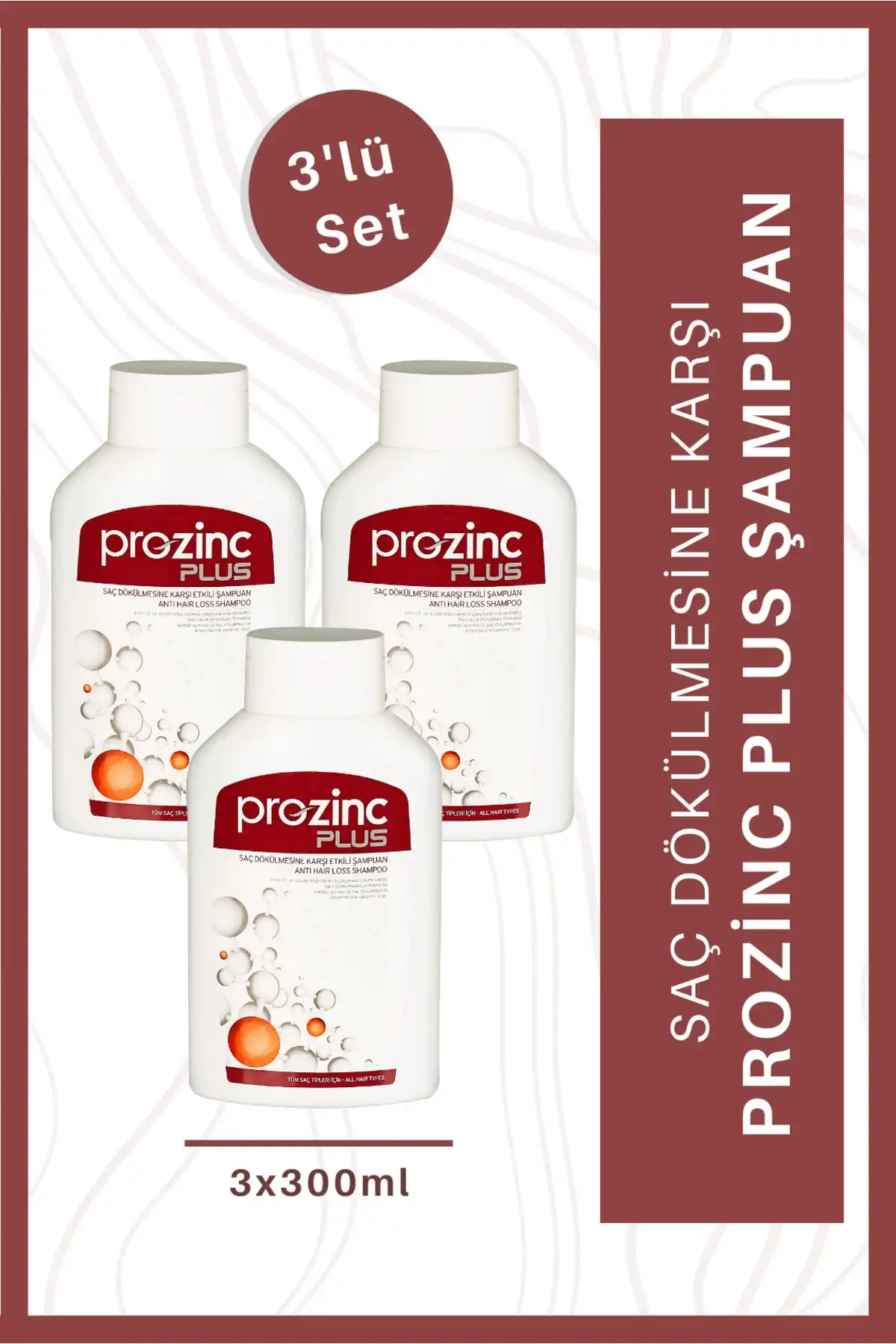 Prozinc Plus Saç Dökülmesine Karşı Etkili Şampuan ile Saçınızı Güçlendirin