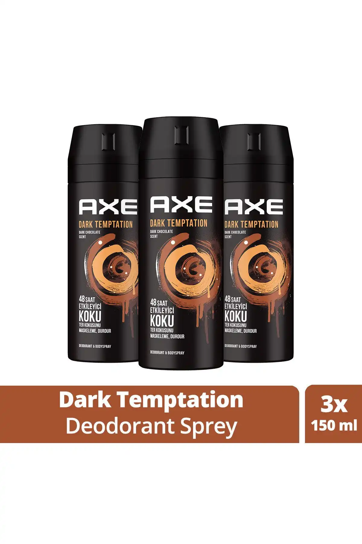 Axe Dark Temptation Erkek Deodorant & Bodyspray: Kalıcı Ferahlığın Keyfi