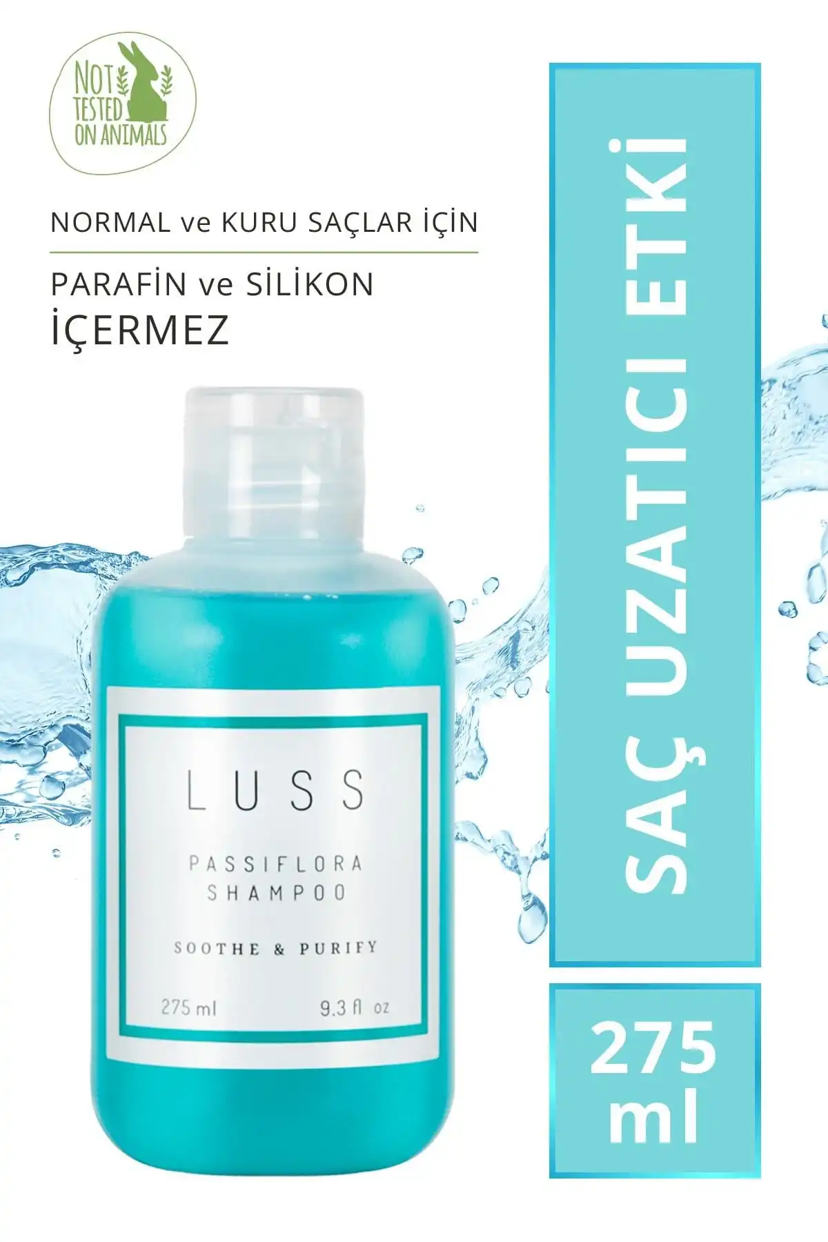 LUSS Passıflora Şampuan: Hızla Uzayan Saçlar İçin C Vitamini ile Destekleyin