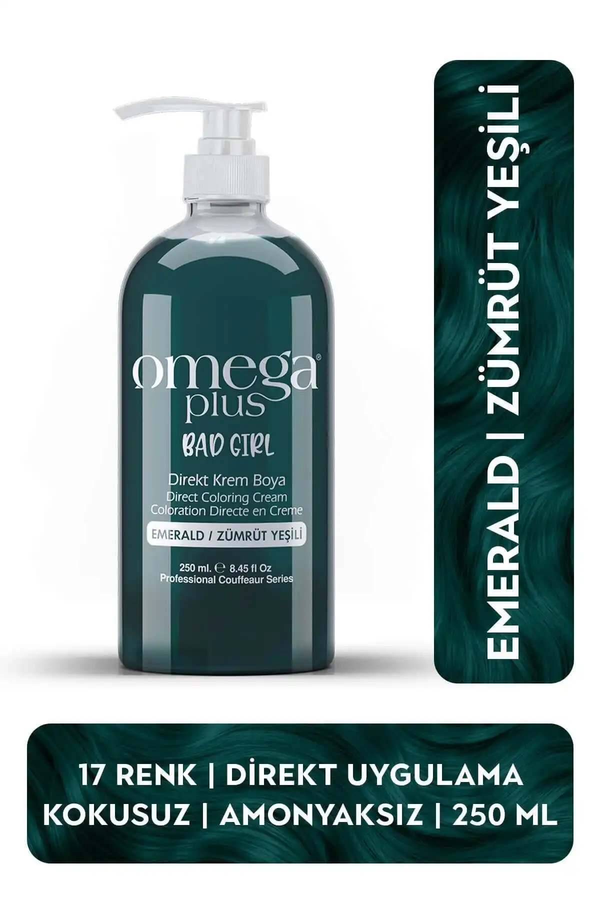 Omega Plus Bad Girl: Amonyaksız Zümrüt Yeşili Renkli Saç Boyası İncelemesi ve Kullanım Önerileri