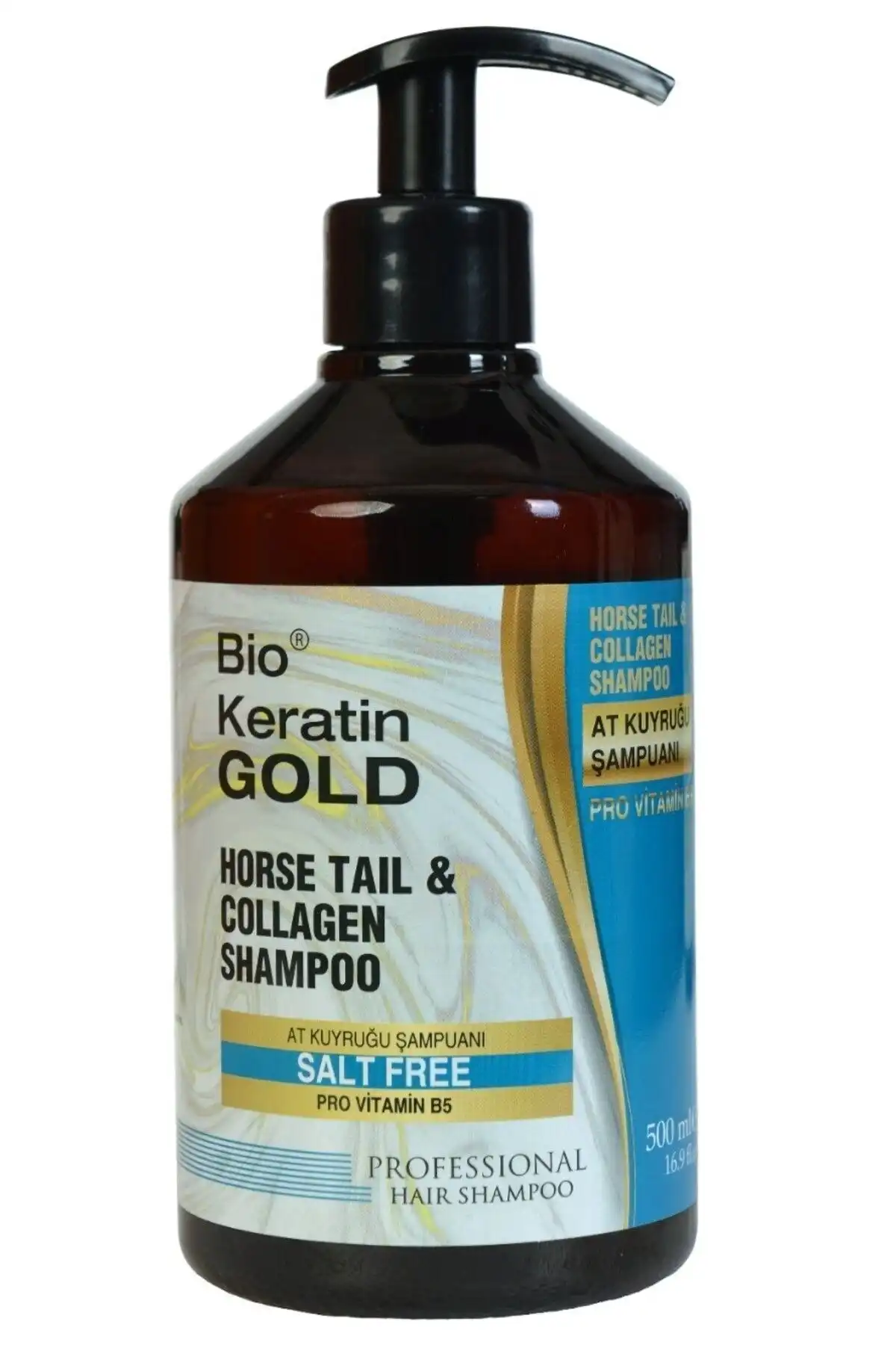 Bio Keratin Gold At Kuyruğu Bitki Özlü Tuzsuz Şampuan ile Saçlarınıza Doğal Bakım