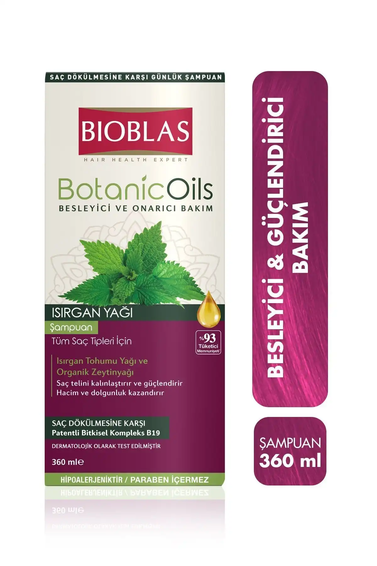 Bioblas Botanic Oils Isırgan Yağlı Şampuan: Saç Dökülmesine Karşı Etkili Çözüm
