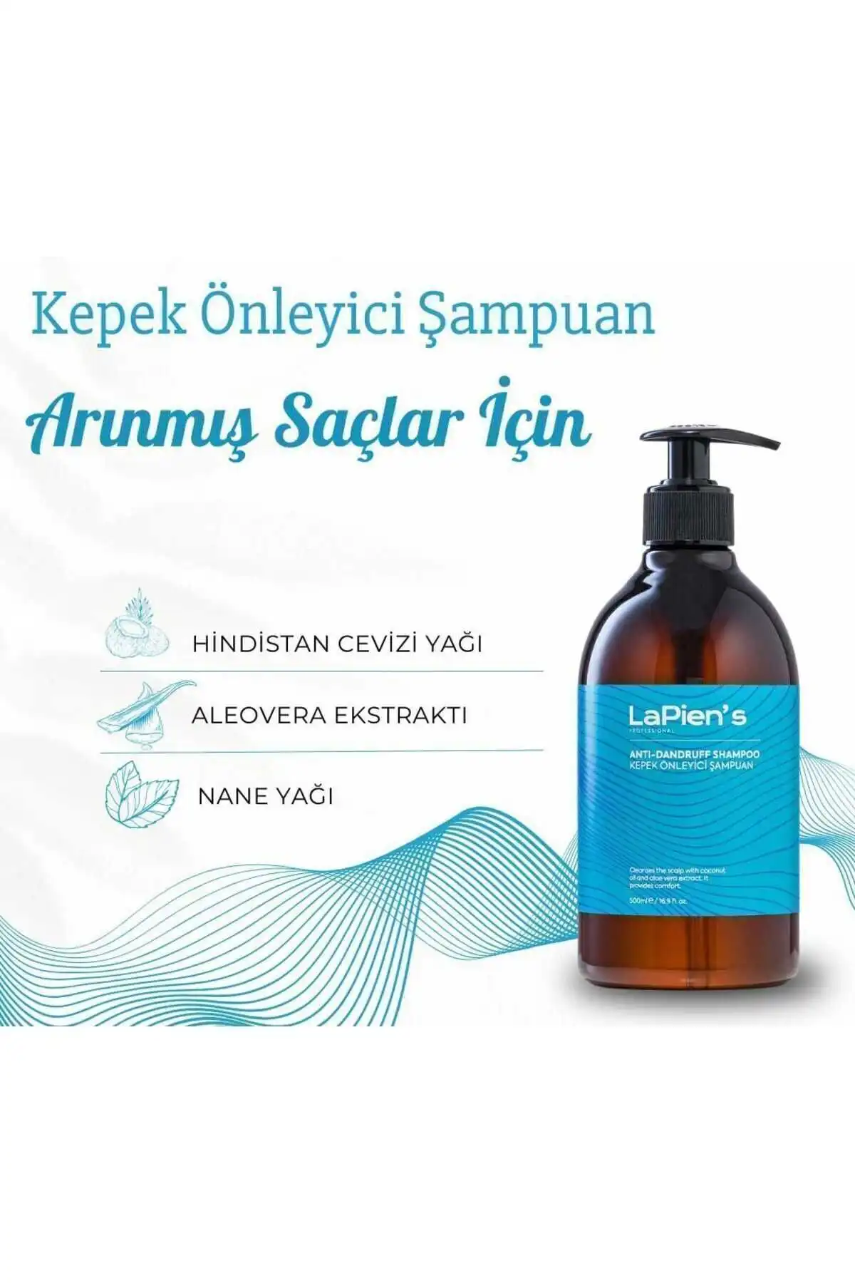 Lapien's Kepeğe Karşı Yoğun Etkili Şampuan: Kepek Sorununa Doğal Çözüm