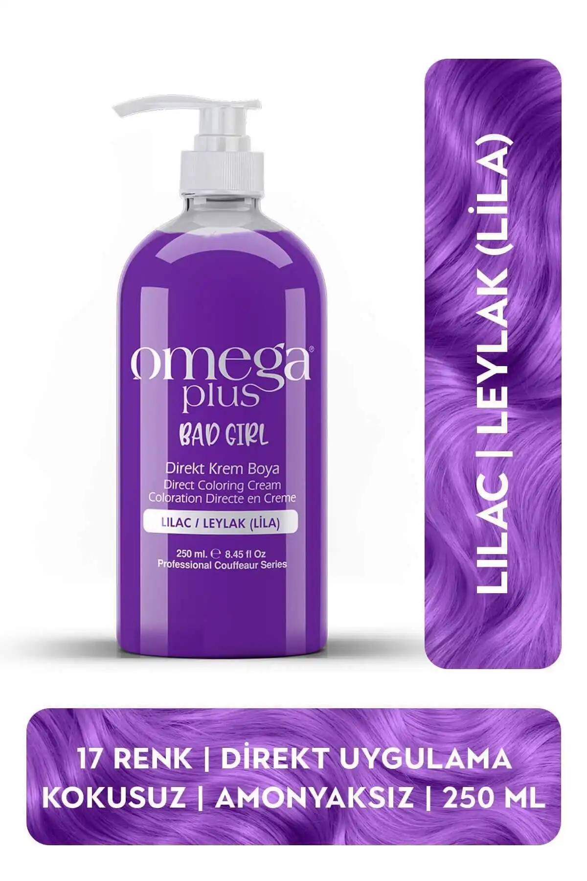 Omega Plus Bad Girl Leylak Amonyaksız Saç Boyası: İnceleme ve Değerlendirmeler