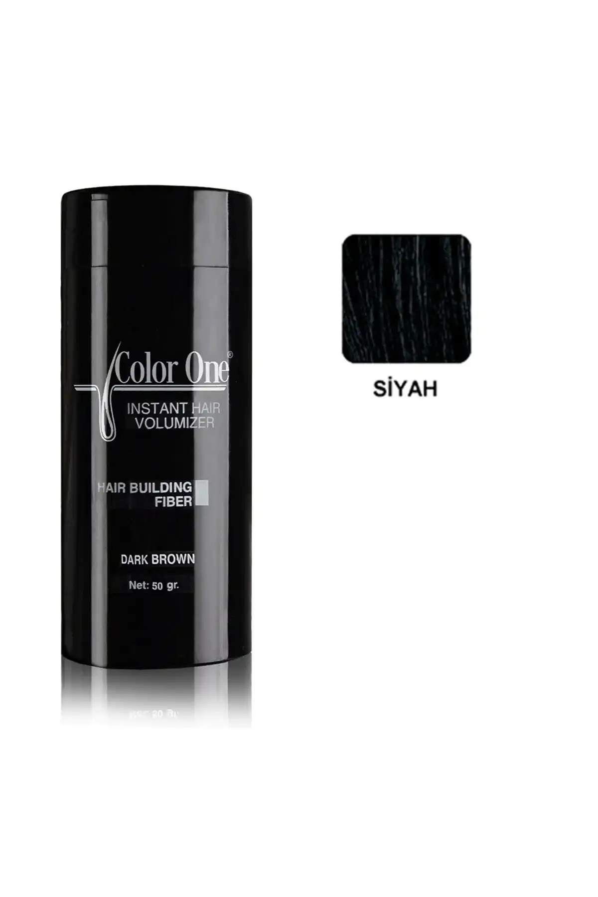Color One Siyah Saç Tozu: Doğal Görünüm ve Etkili Kapatıcılık Sunar