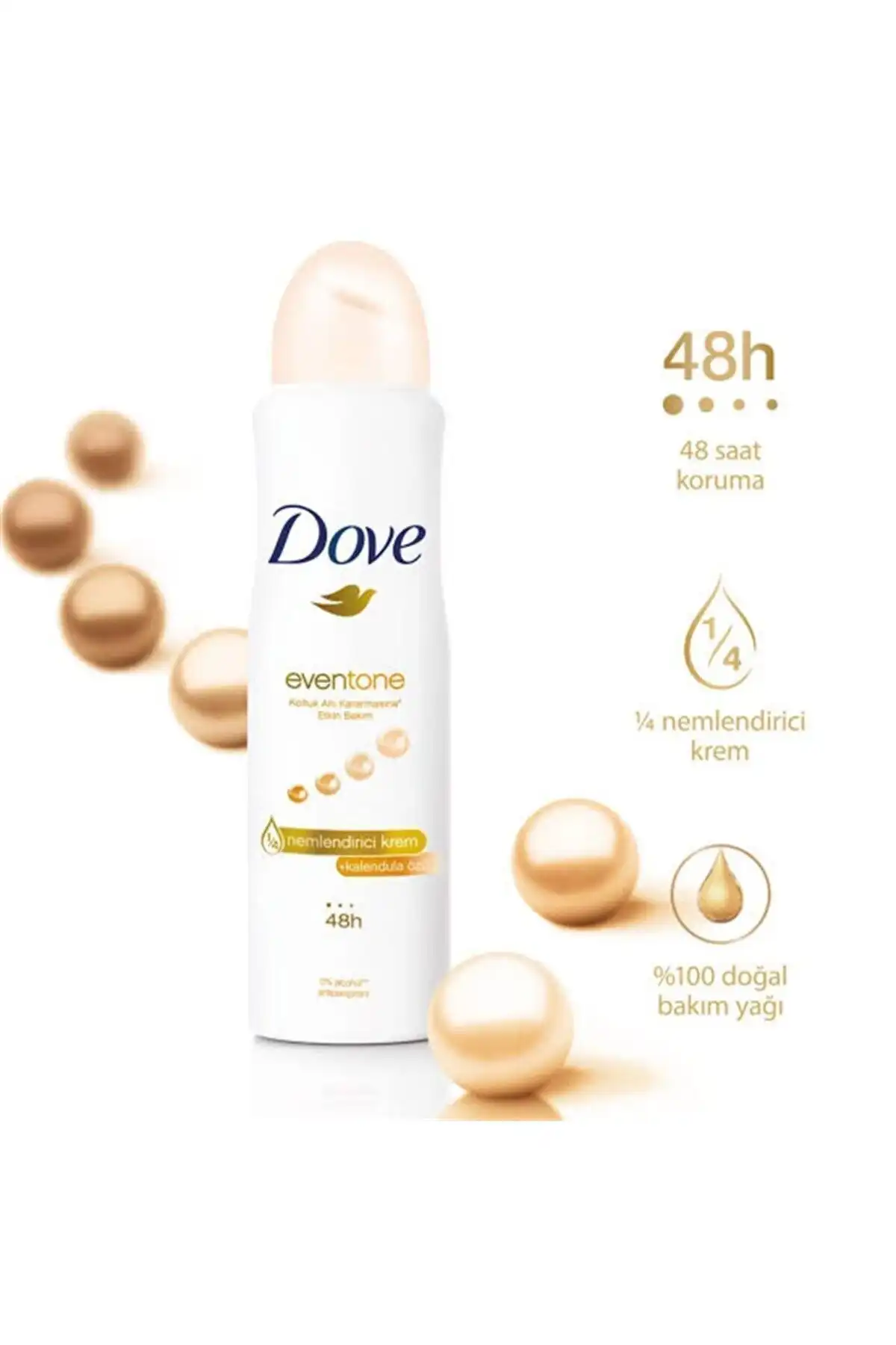 Dove Eventone Kadın Sprey Deodorant ile Cilt Sağlığını Koruyun ve Ferah Kalın