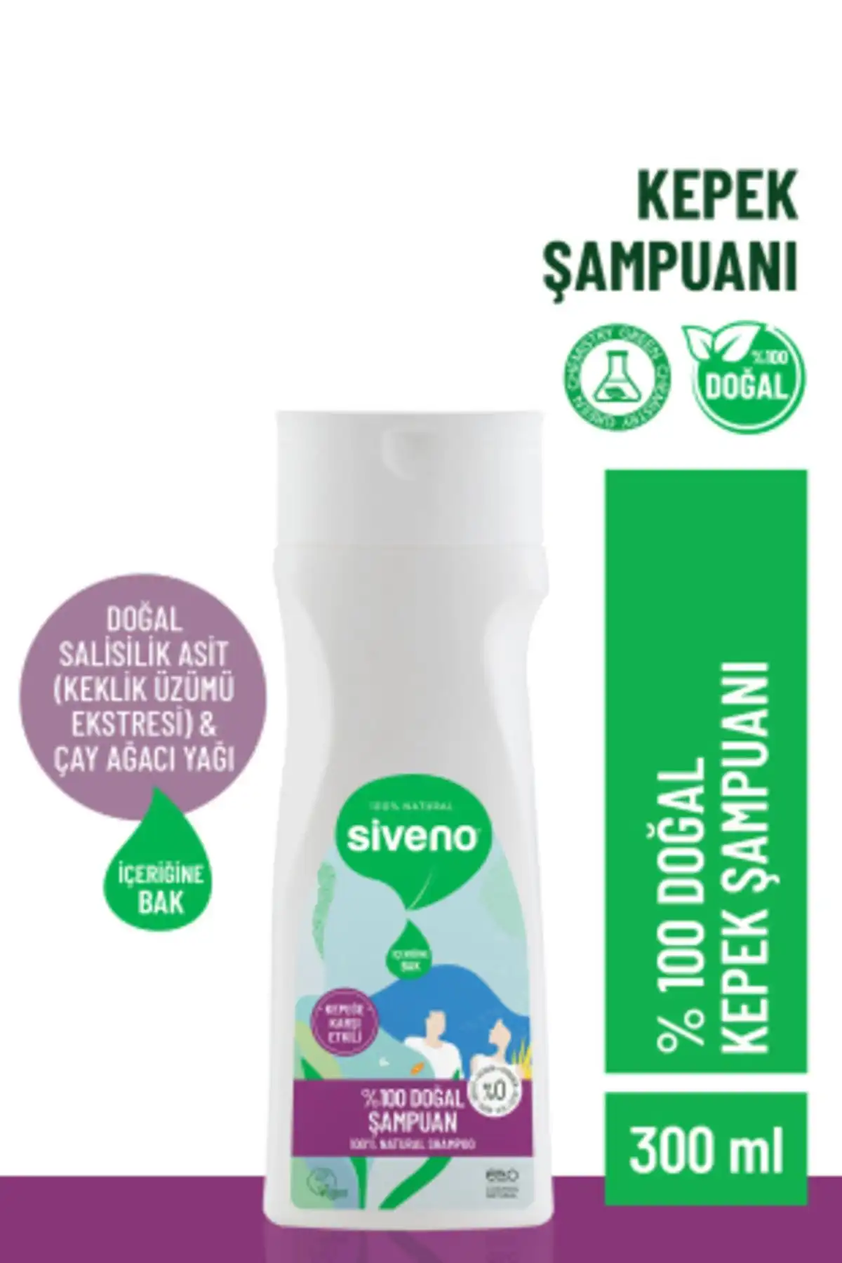 Siveno %100 Doğal Kepeğe Karşı Etkili Şampuan ile Saç Sağlığınızı Koruyun
