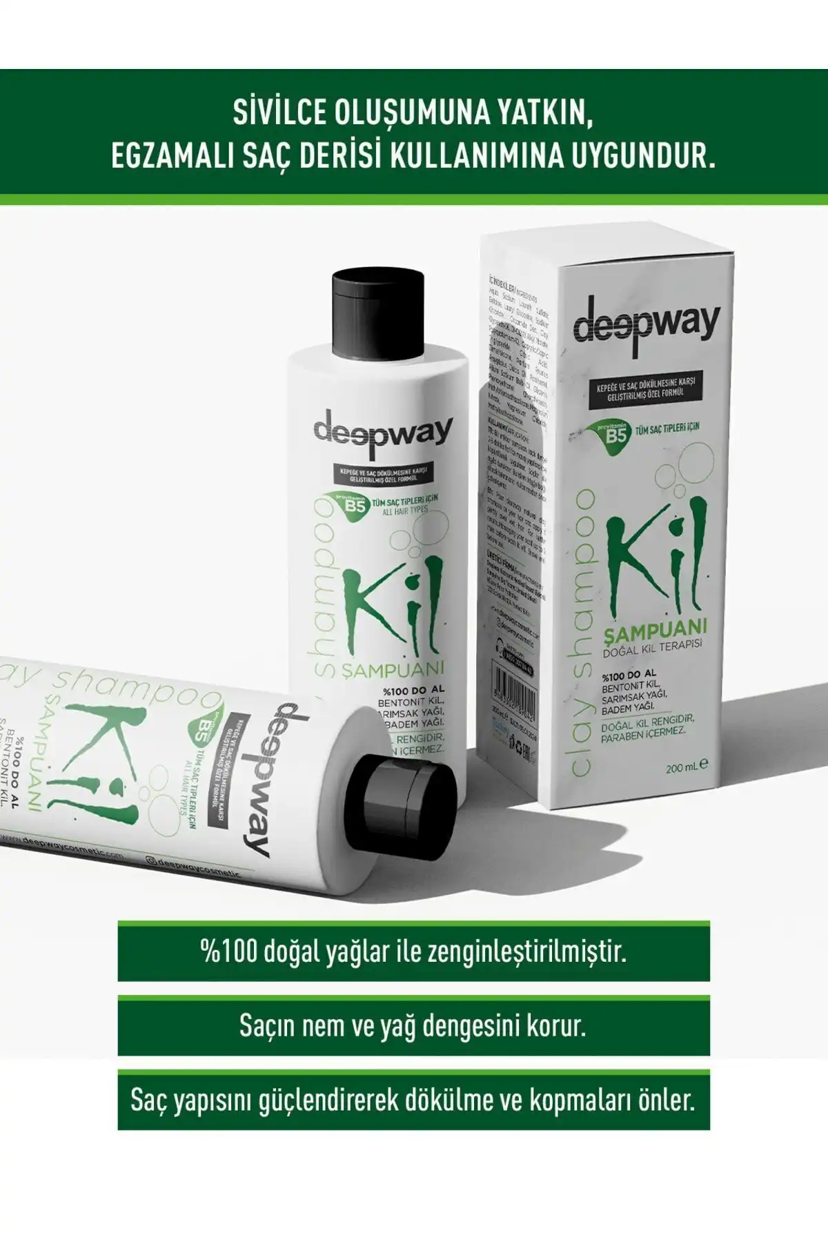 Deepway Kil Şampuanı: Saç Sağlığını Artırmanın Doğal Yolları ve Faydaları