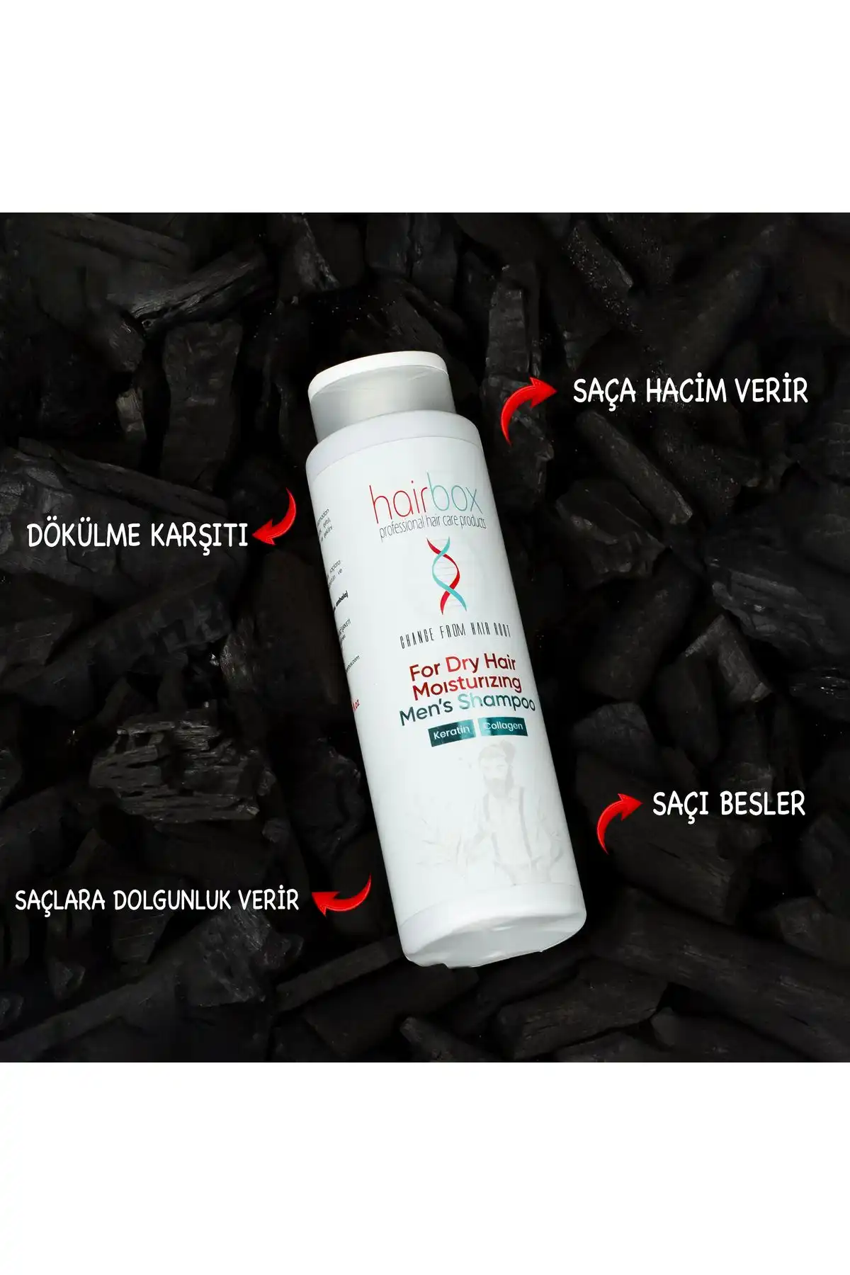 Etki Gösteren Hairbox Erkekler İçin Şampuan ile Saç Bakımınızı Geliştirin