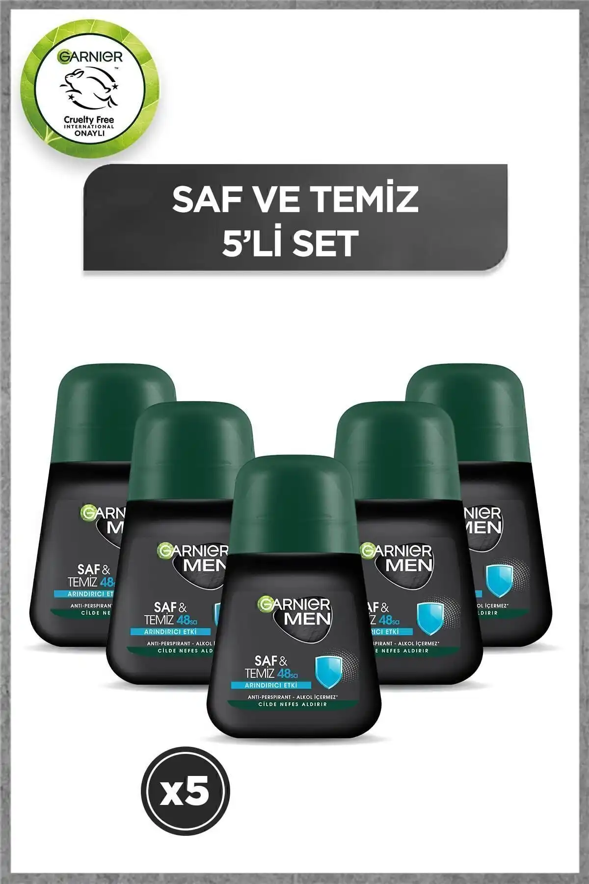 Garnier 5'li Men Saf ve Temiz Roll-on Deodorant Seti İncelemesi ve Özellikleri