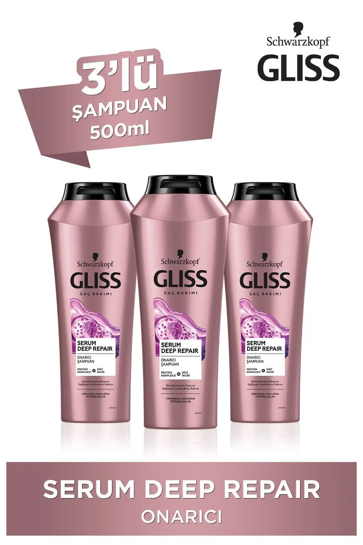 Gliss Serum Deep Repair Onarıcı Şampuan: Yıpranmış Saçlar için Etkili Çözüm