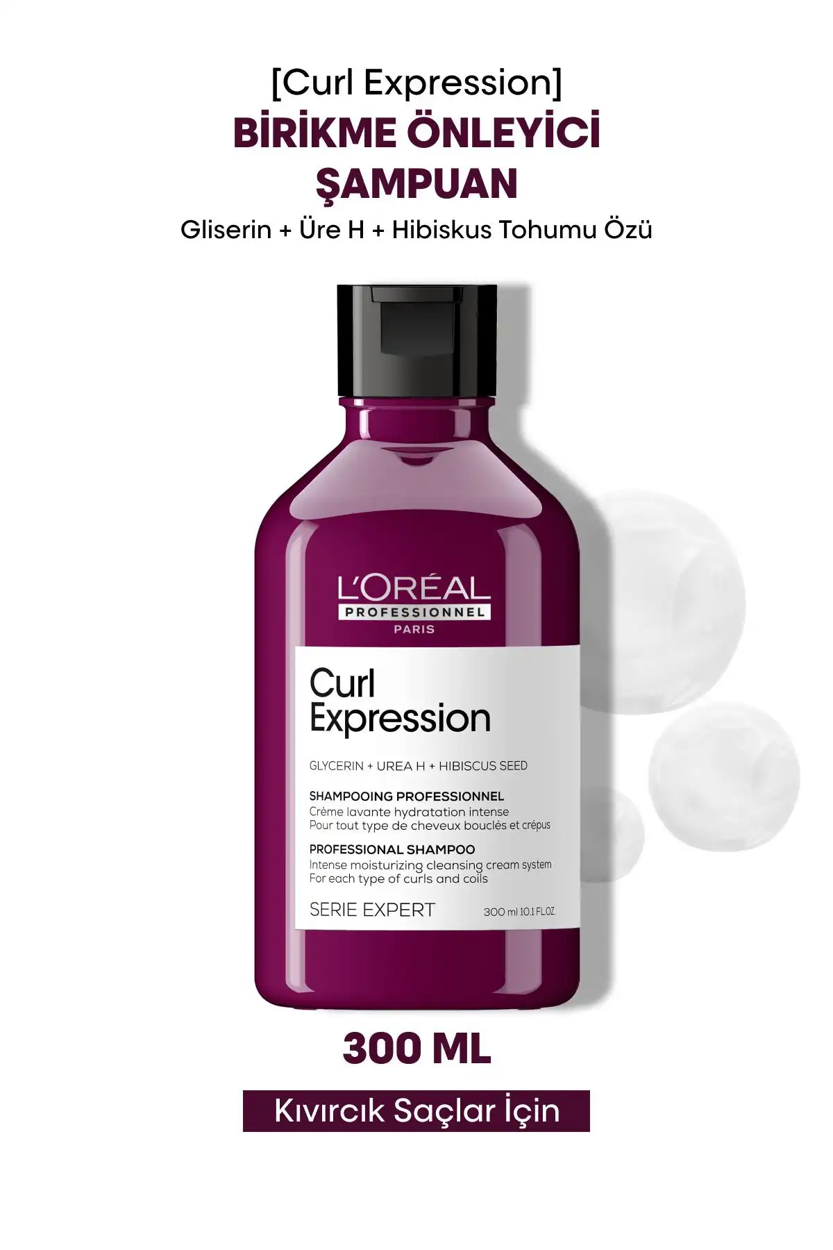 L'Oreal Professionnel Curl Expression Şampuan: Kıvırcık ve Dalgalı Saçlar İçin Özel Formül