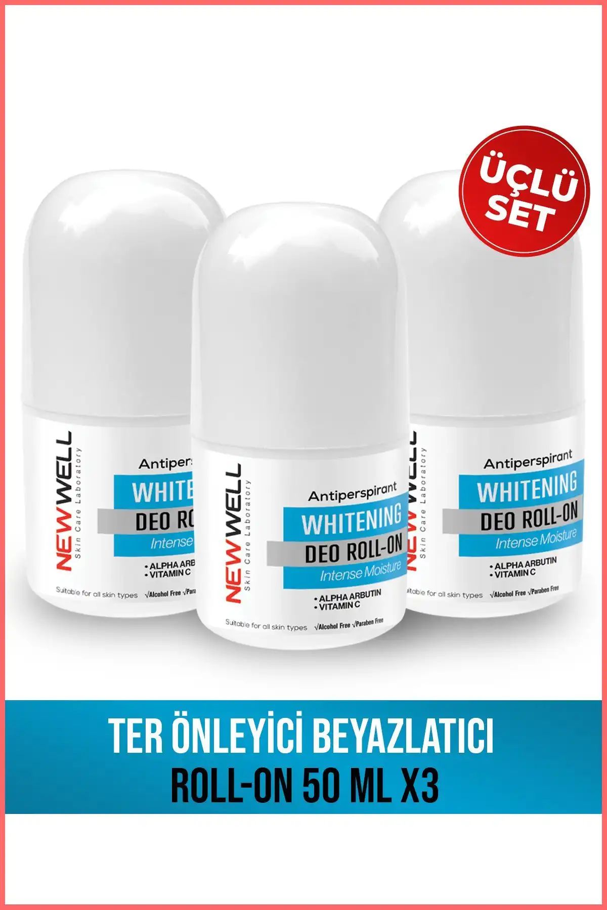 New Well 3 Adet Ter Önleyici Beyazlatıcı Roll-on: Etkili Formül ve Kullanım İpuçları