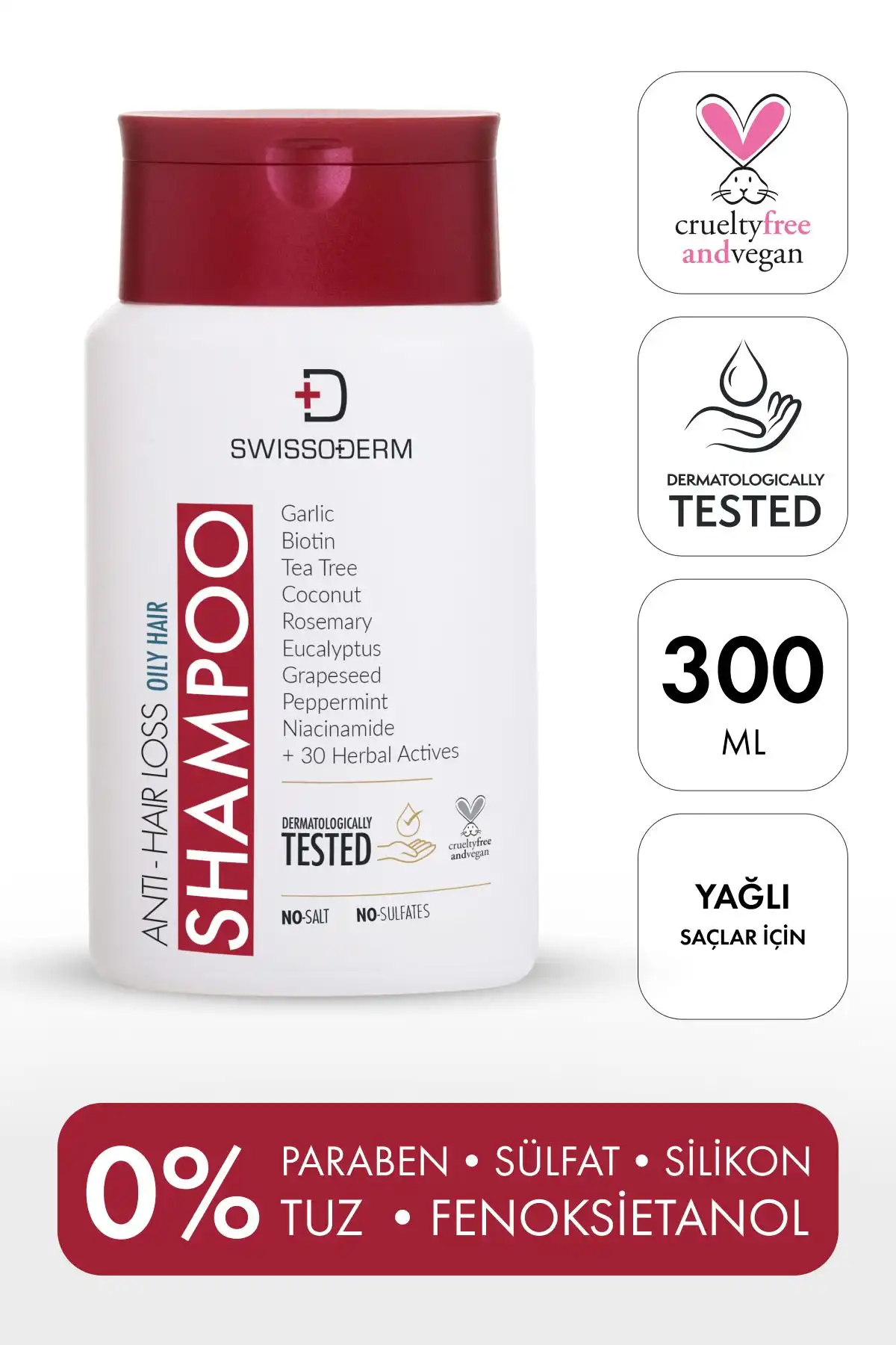 Swissoderm Dökülme Karşıtı Şampuan: Yağlı Saçlar İçin Etkili Çözüm