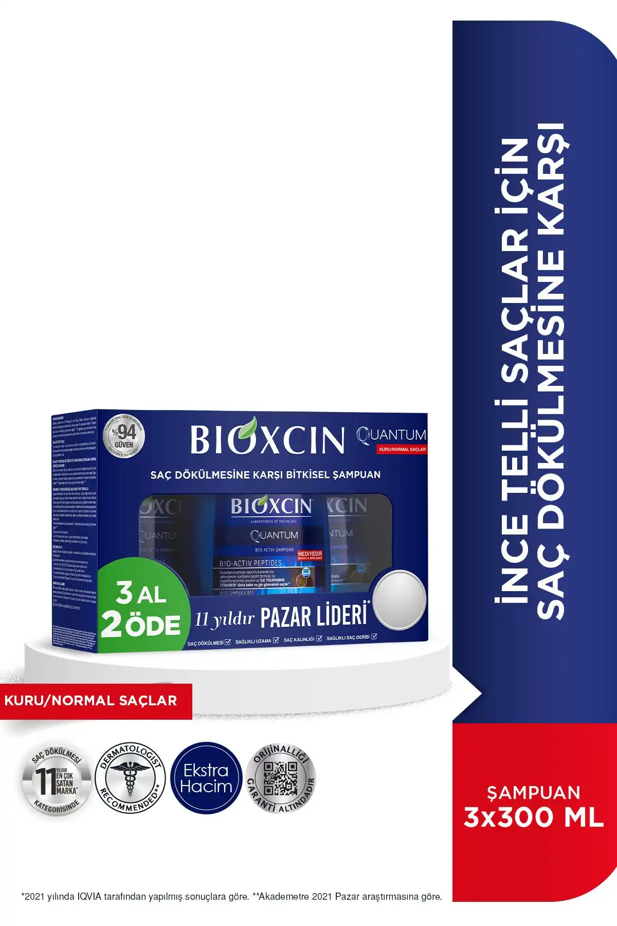 Bioxcin Quantum Kuru ve Normal Saçlar İçin Dökülme Karşıtı Şampuan İncelemesi
