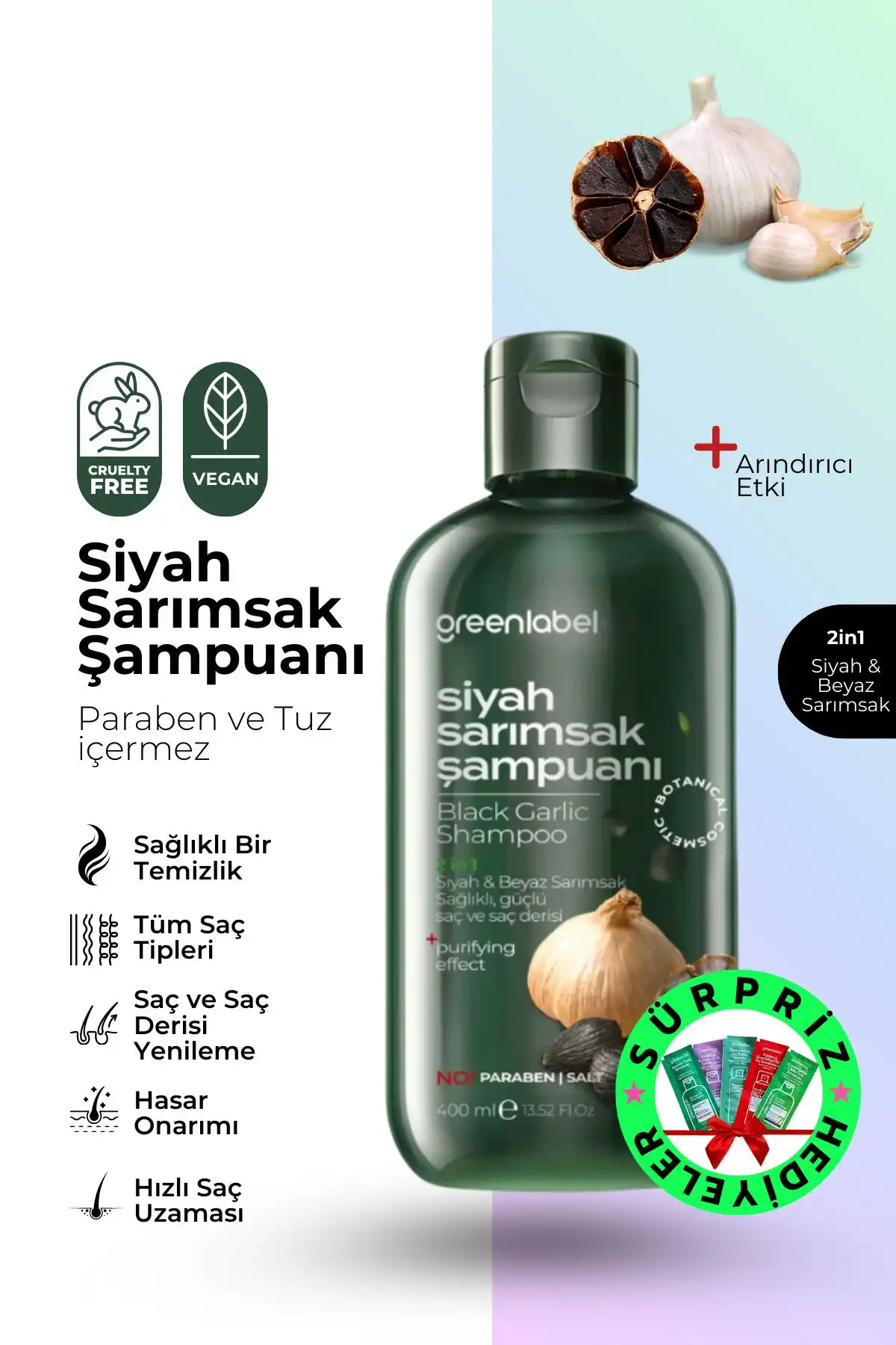 Green Label Siyah Sarımsak Özlü Şampuan ile Doğal Saç Bakımının Anahtarları