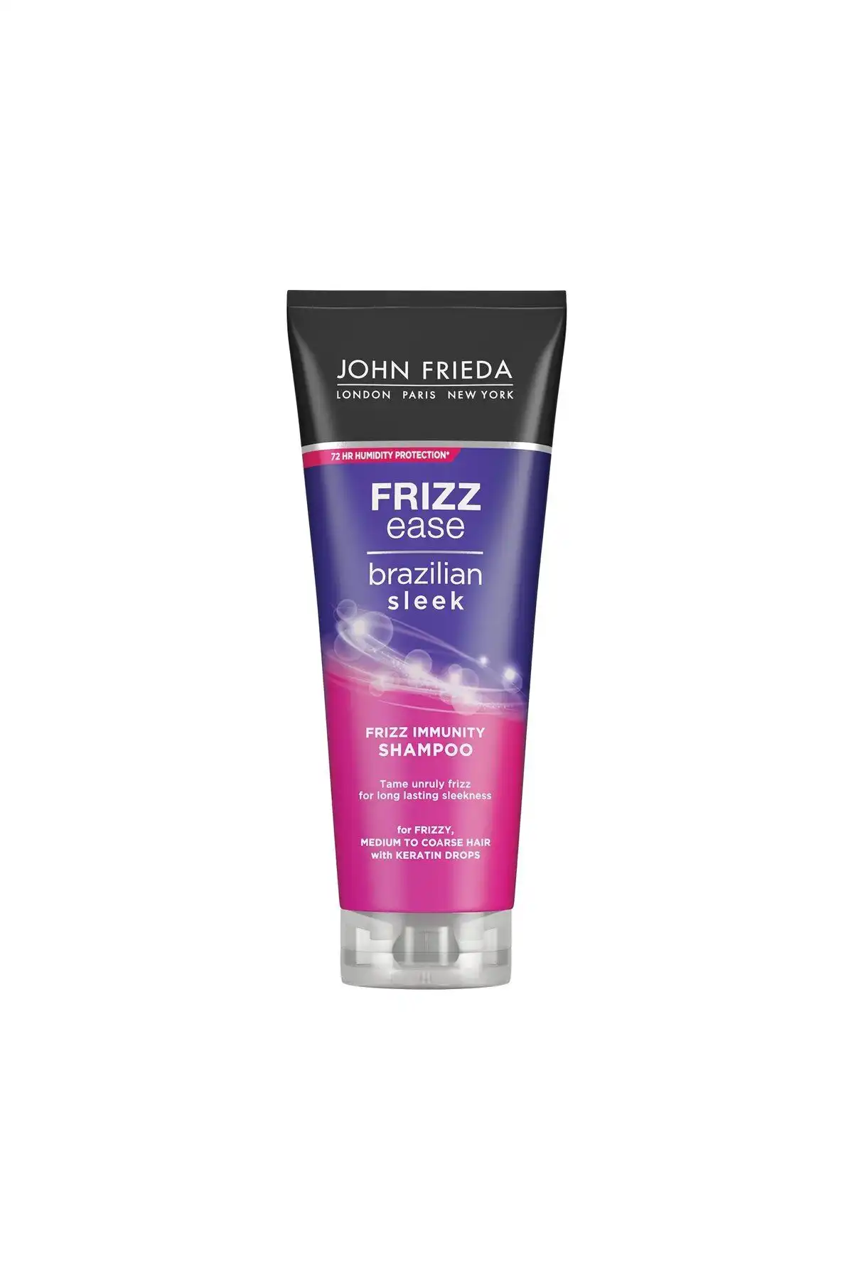 John Frieda Frizz Ease Brazilian Sleek Düzleştirici Şampuan ile Pürüzsüz Saçlar Elde Edin