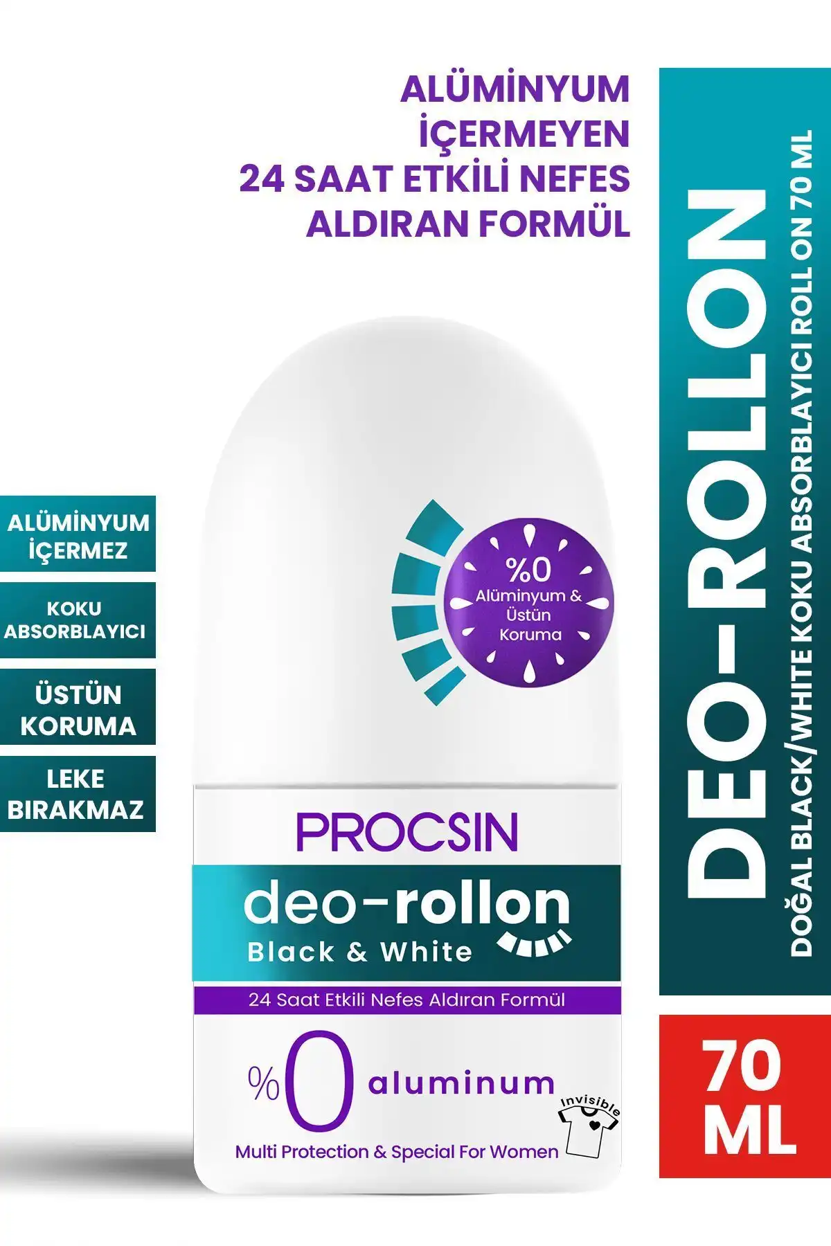 PROCSIN Doğal Black&White Koku Absorblayıcı Roll On Ürün İncelemesi ve Özellikleri