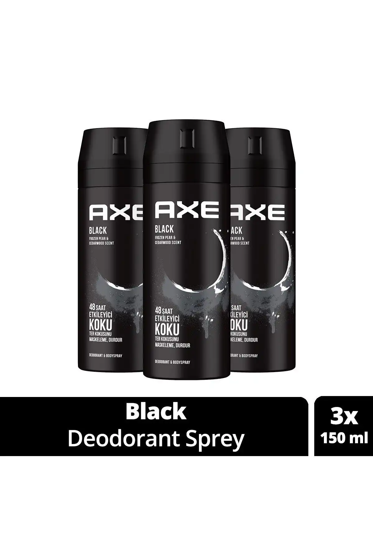 Axe Erkek Deodorant & Bodyspray Black: Etkileyici ve Ferah Bir Koku Deneyimi