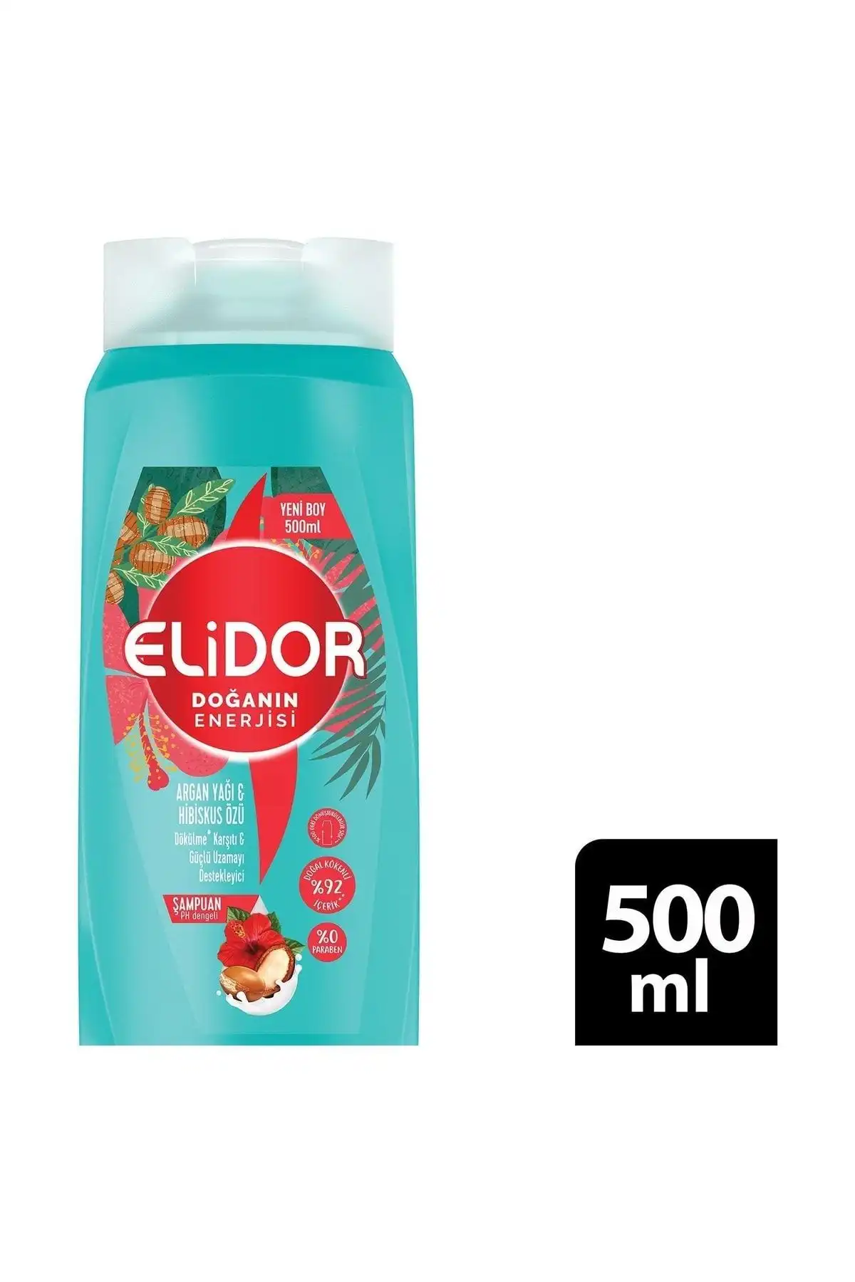 Elidor Şampuan: Argan Yağı ve Hibiskus Özlü Güçlü Saç Bakım Ürünü