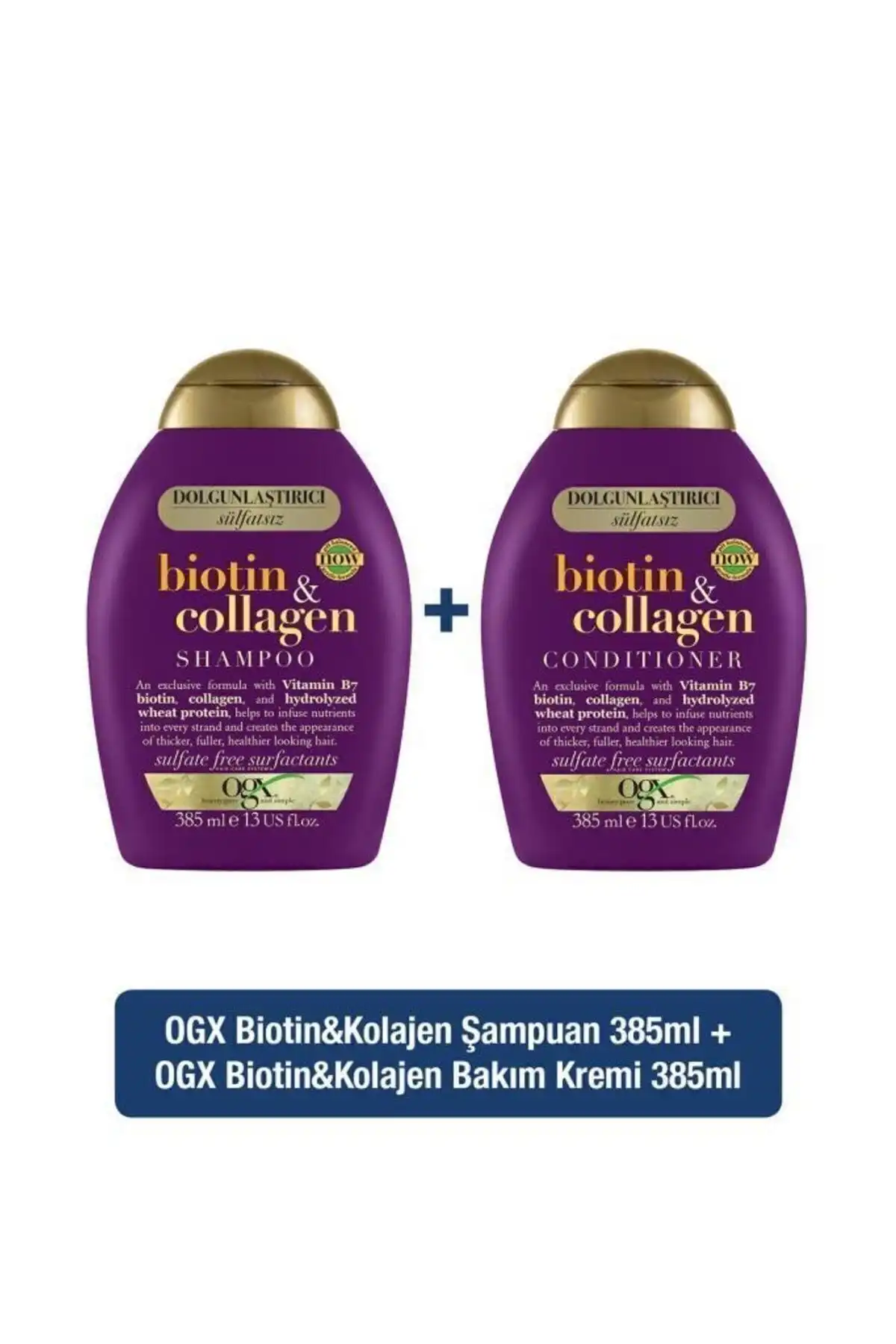 OGX Dolgunlaştırıcı Biotin ve Kolajen Şampuan ile Bakım Kremi İncelemesi