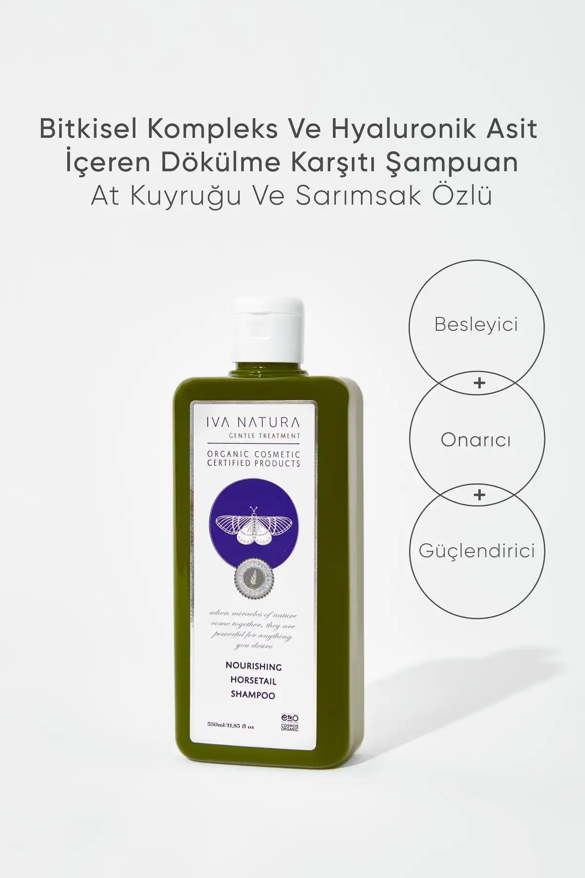 İva Natura Bitkisel Komplex ve Hyaluronik Asit ile Dökülme Karşıtı Şampuan
