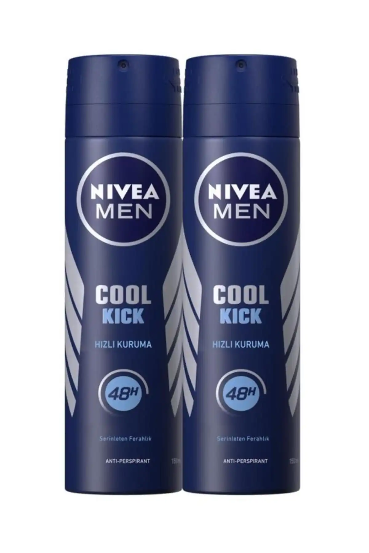 NIVEA Cool Kick Sprey Deodorant 150ml Erkek İçin Güçlü Ferah ve Kalıcı Etki