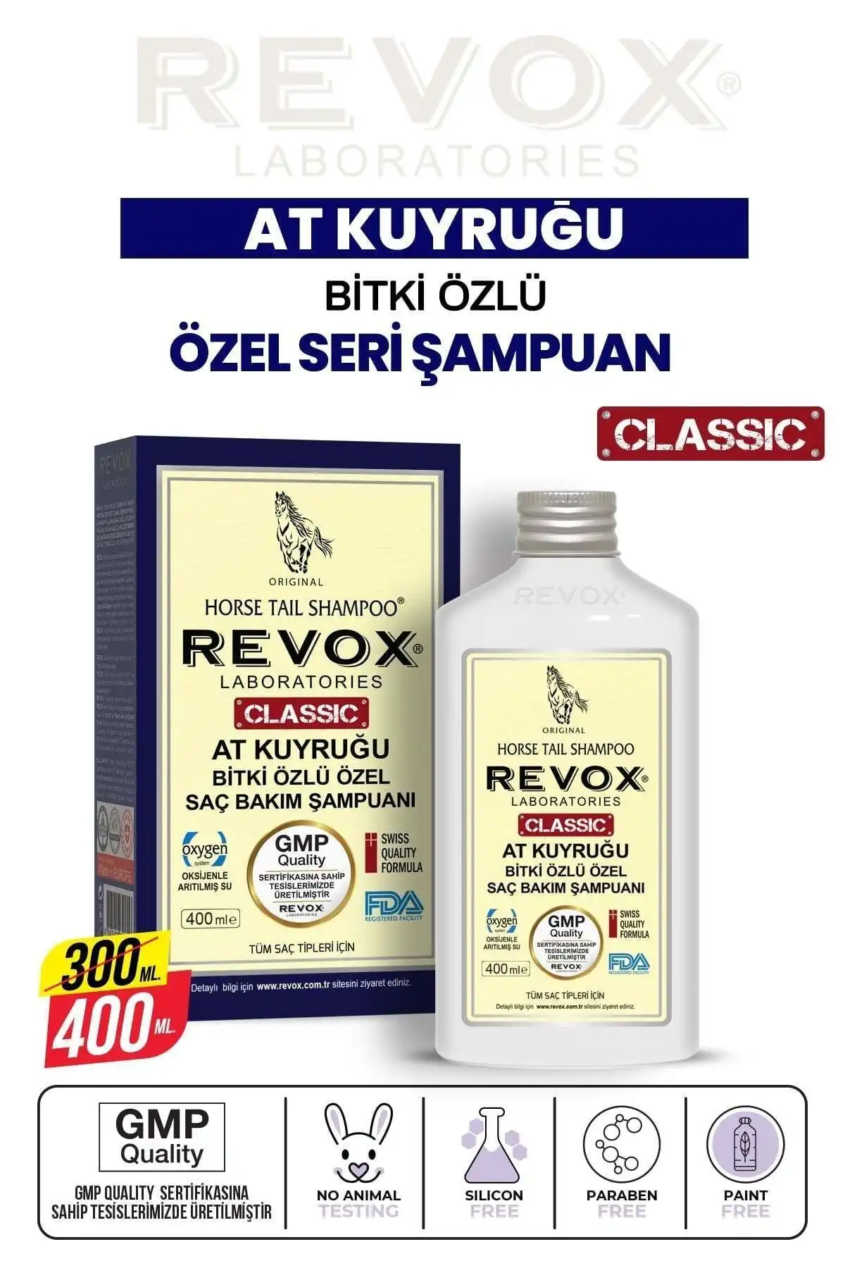 Revox At Kuyruğu Bitki Özlü Şampuan: Saç Dökülmesi ve Uzatma Etkileri