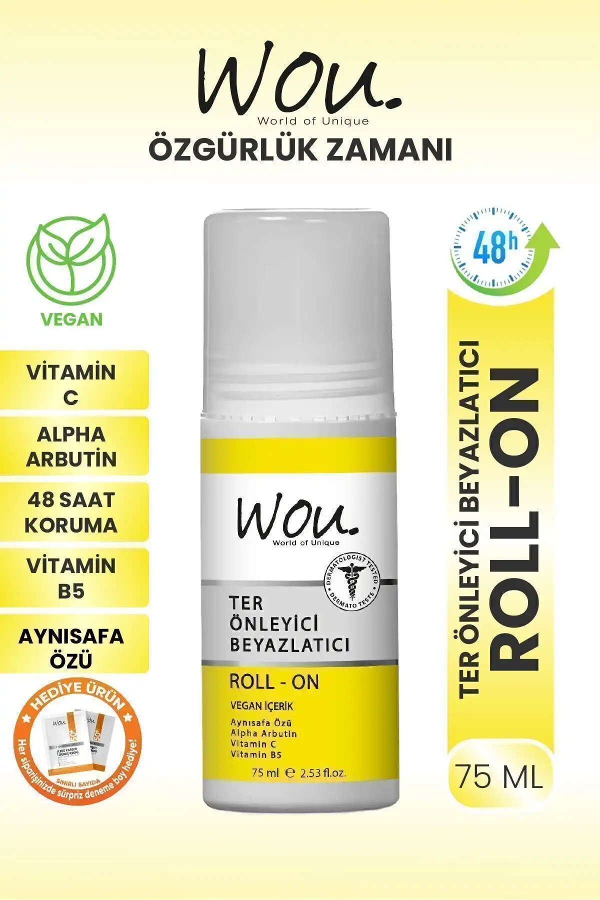 WOU Ter Önleyici Beyazlatıcı Roll-on Deodorant: Kullanıcı Deneyimleri ve İnceleme