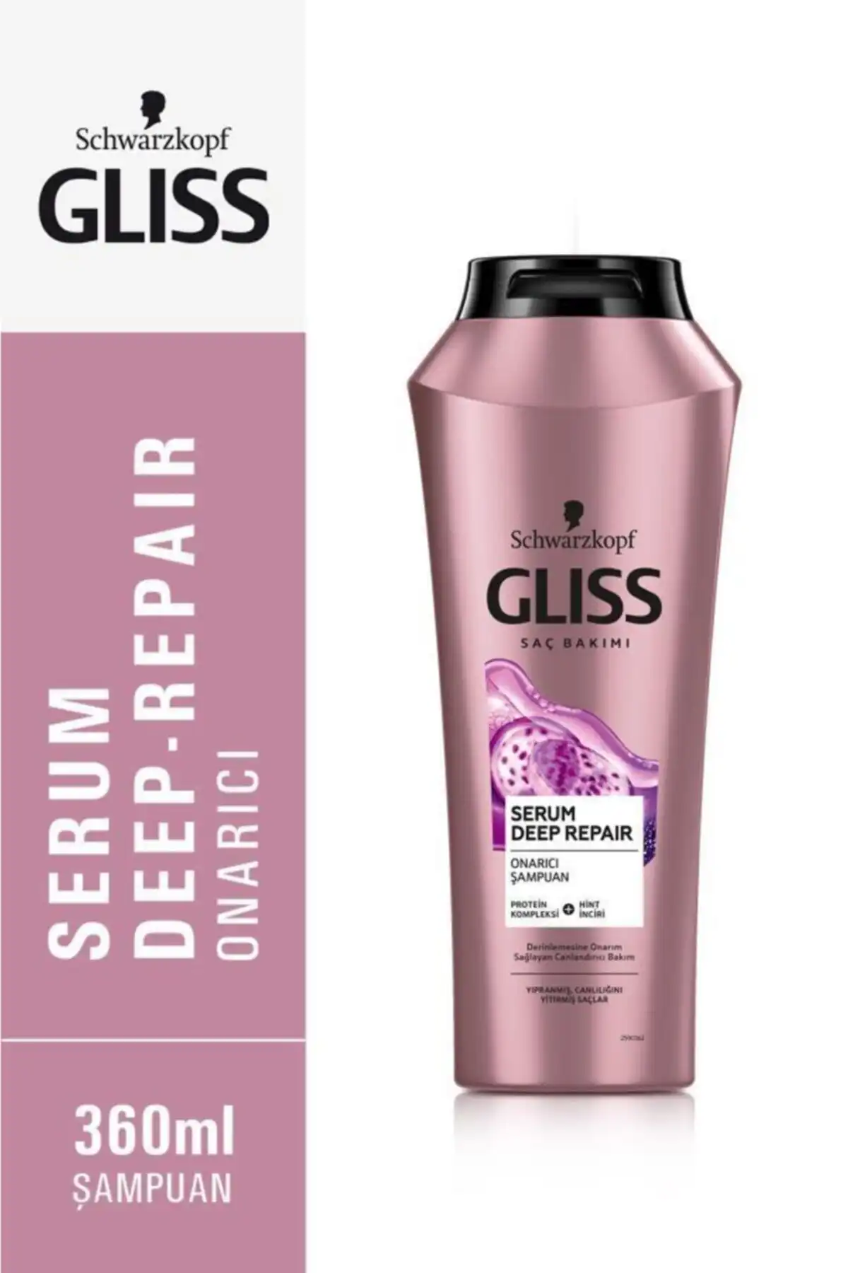 Gliss Serum Deep Repair Onarıcı Şampuan ile Yıpranmış Saçları Güçlendirin