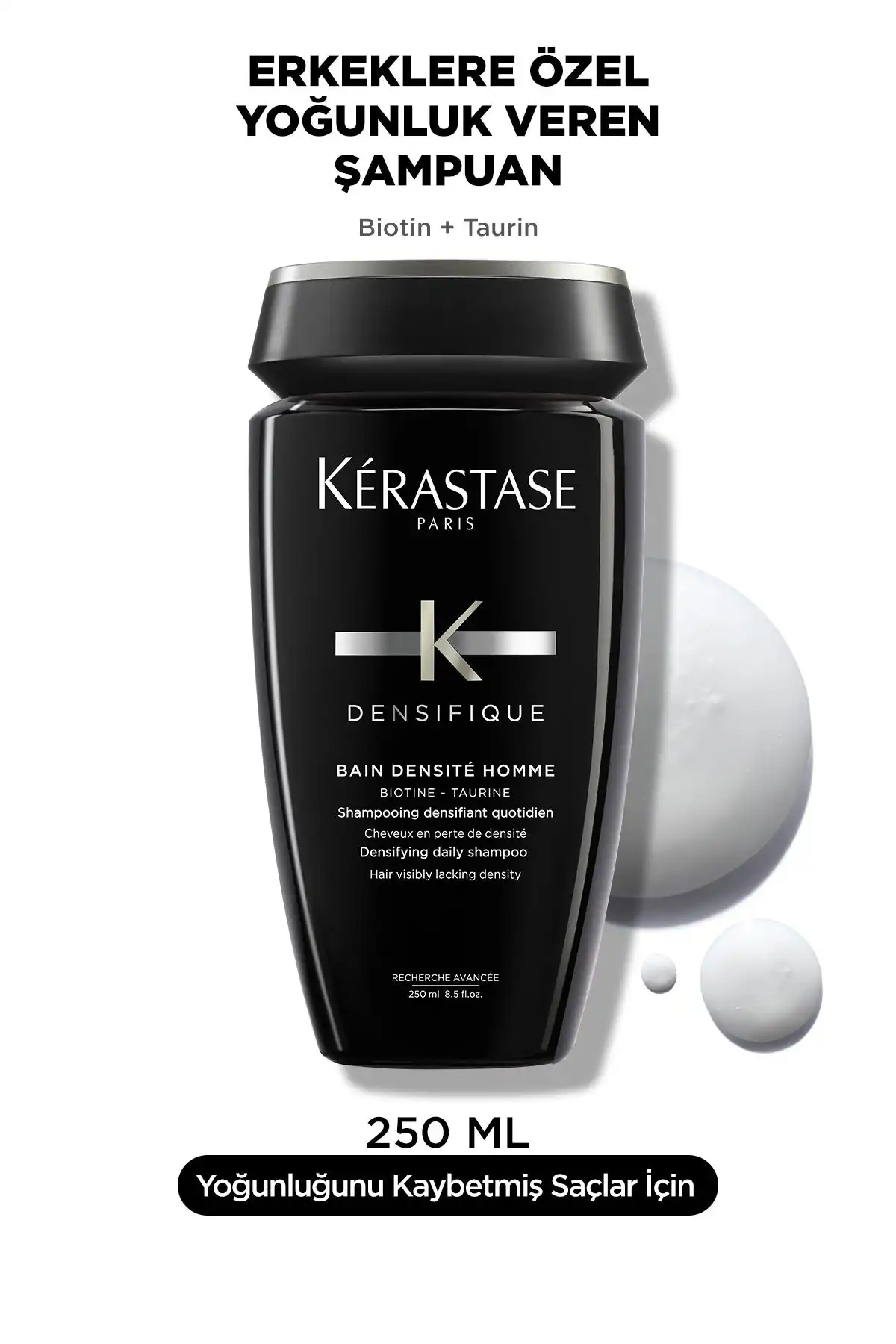 Kerastase Densifique Bain Densifique Homme Şampuanı: Saç Dökülmesine Karşı Etkili Çözüm