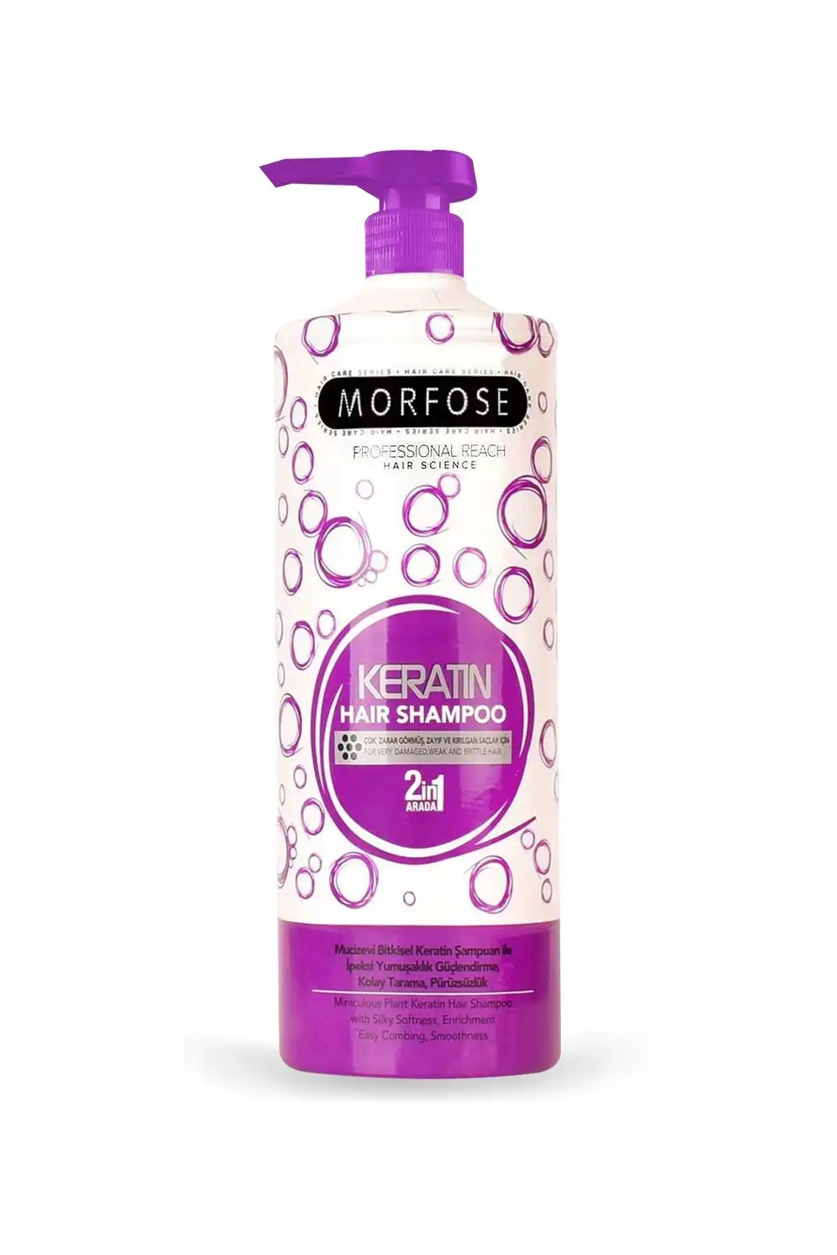 Morfose Keratin Yağları ile Yıpranmış Saçlar İçin Besleyici Şampuan Çözümü