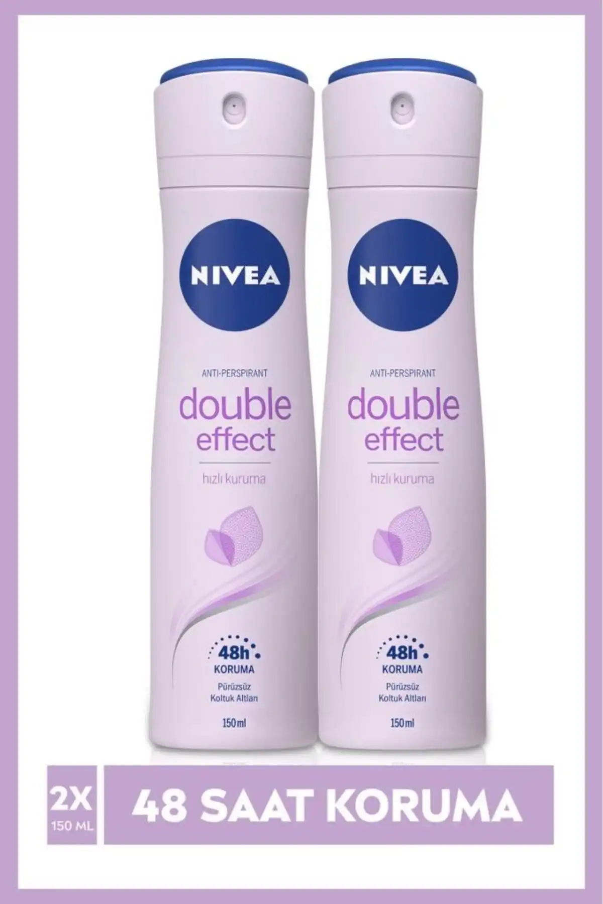 NIVEA Double Effect Mor Düşler Deosprey: Etkili Koruma ve Ferahlama Sağlayan Ürün