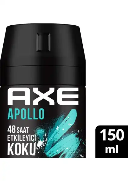 Axe Erkek Deodorant & Bodyspray Apollo: 48 Saat Ferah Kalın